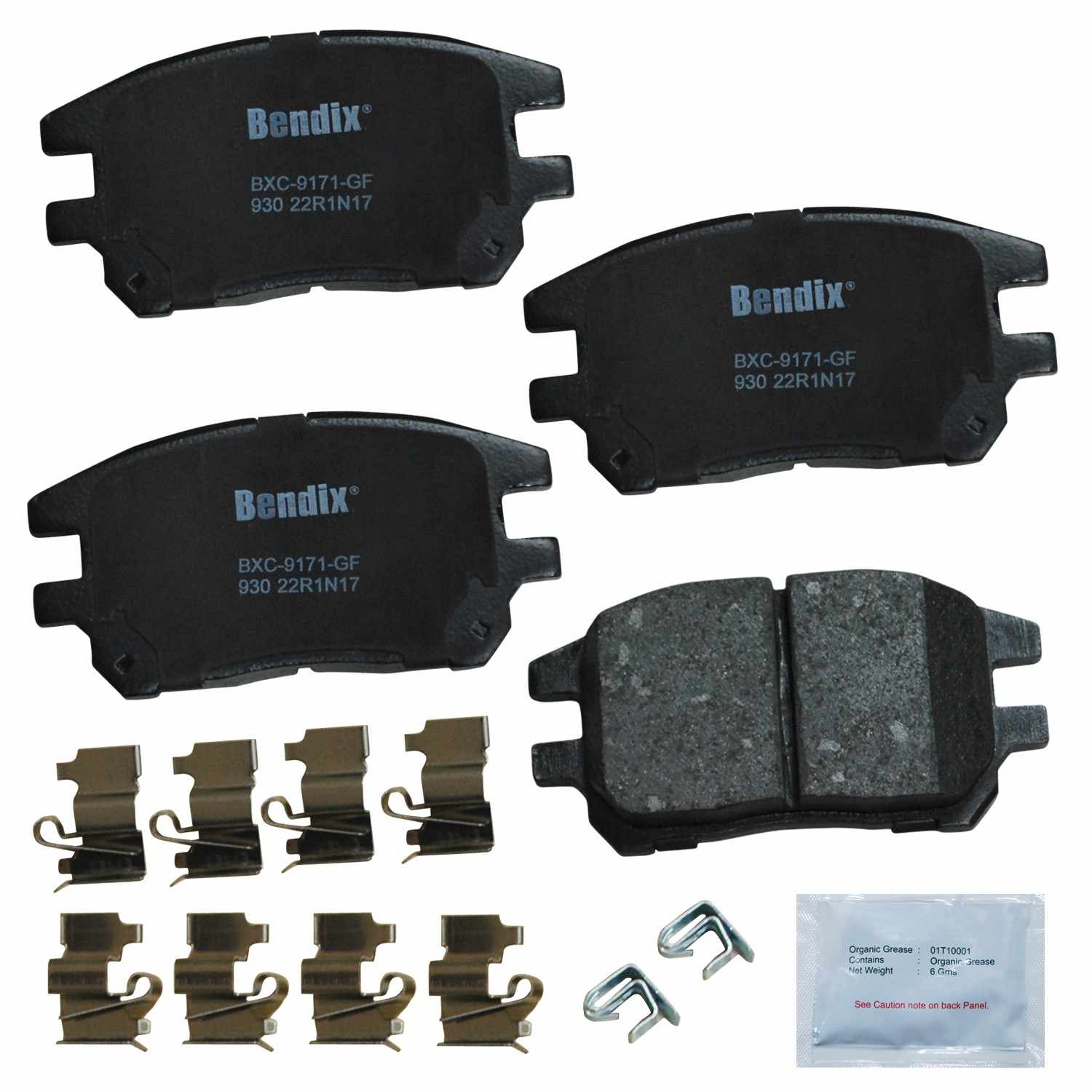 BENDIX PREMIUM COPPER FREE Disc Brake Pad Set CFC930