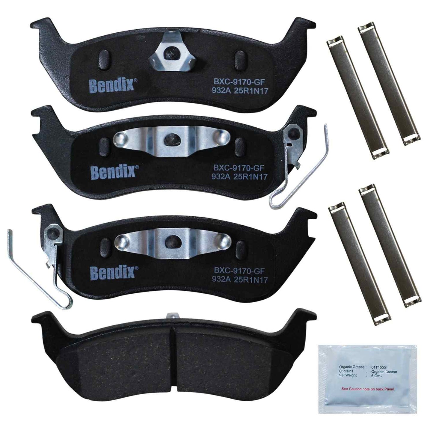 BENDIX PREMIUM COPPER FREE Disc Brake Pad Set CFC932A