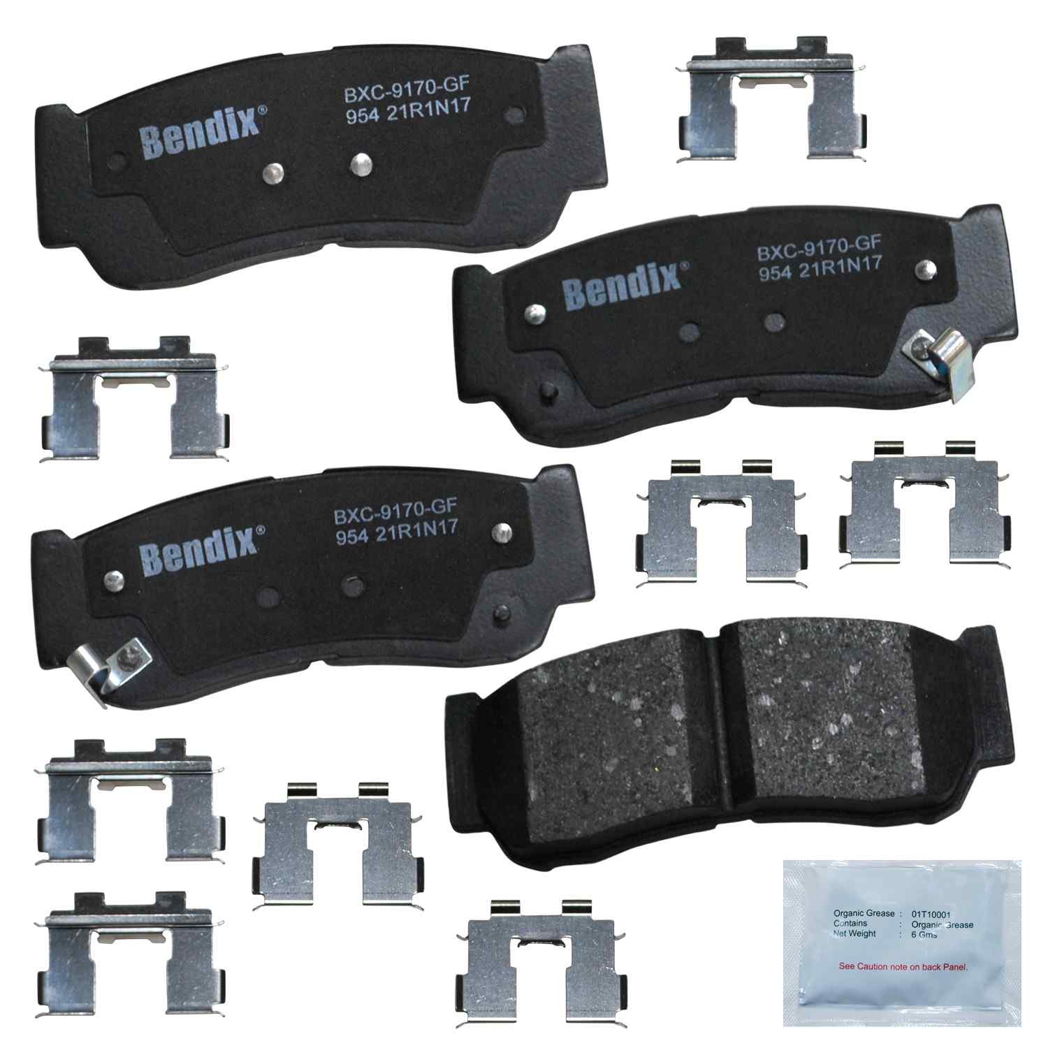 BENDIX PREMIUM COPPER FREE Disc Brake Pad Set CFC954