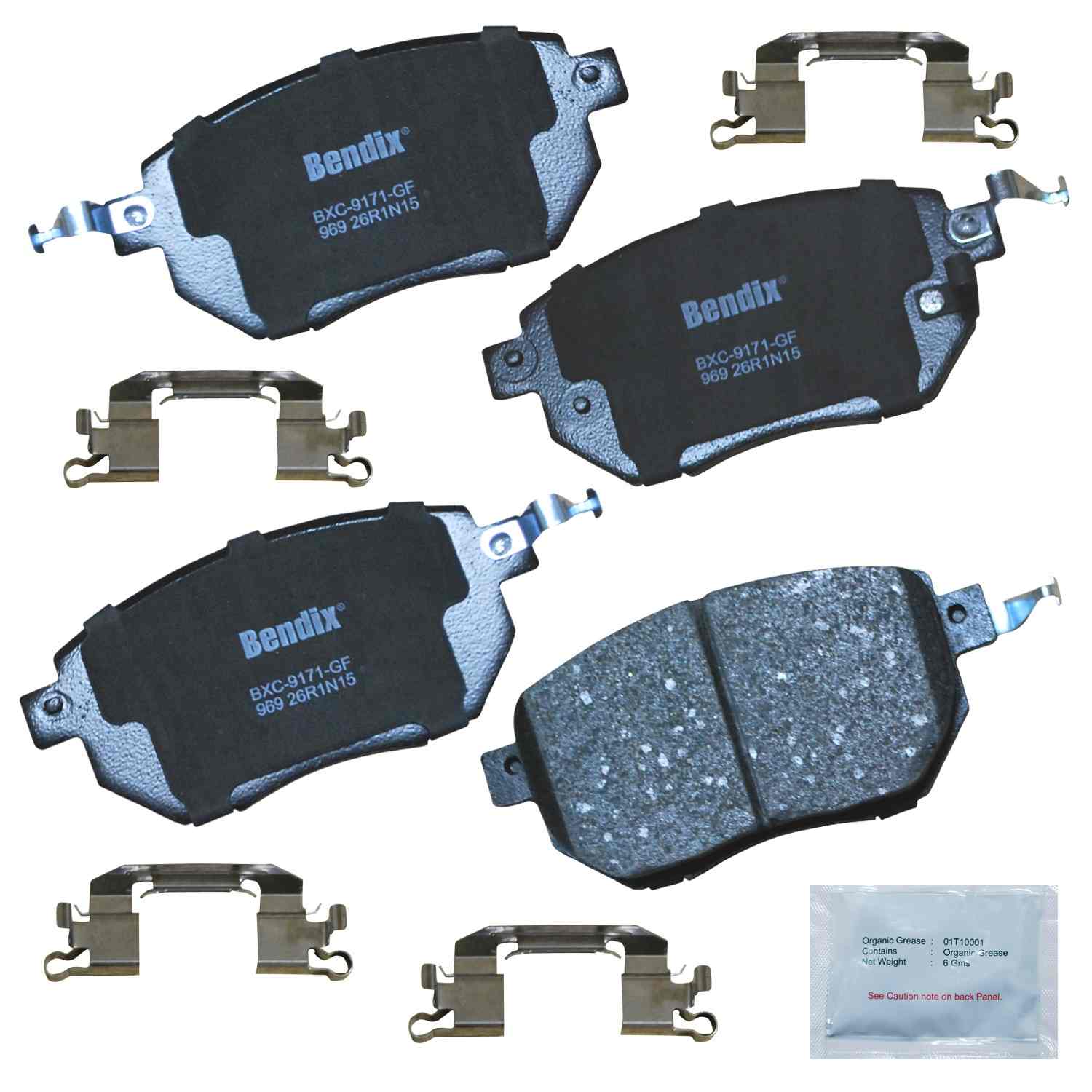 BENDIX PREMIUM COPPER FREE Disc Brake Pad Set CFC969