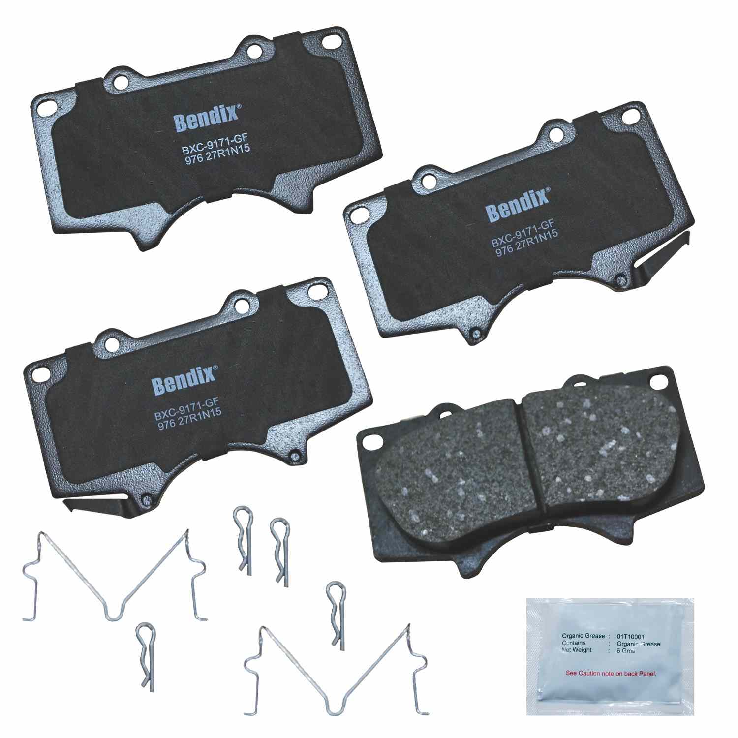 BENDIX PREMIUM COPPER FREE Disc Brake Pad Set CFC976