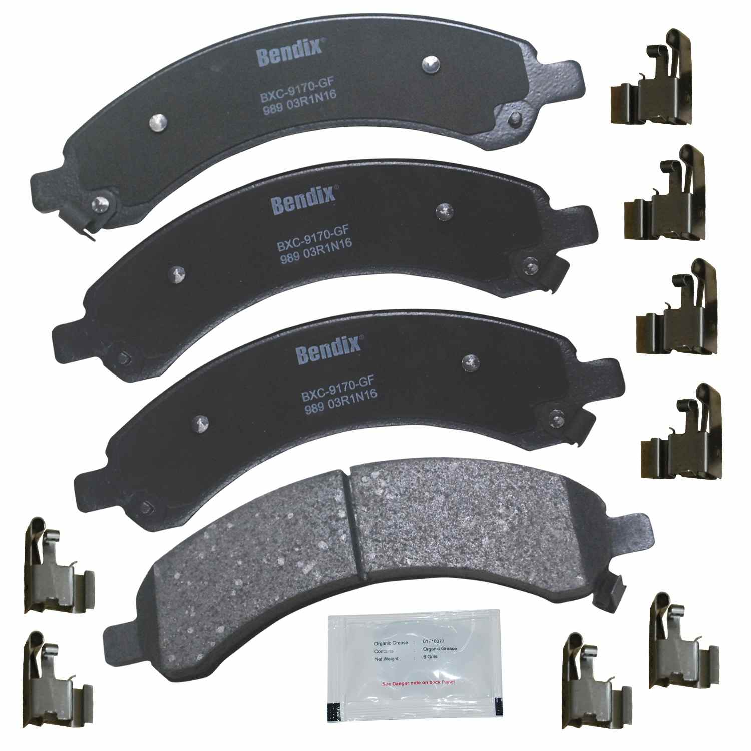 BENDIX PREMIUM COPPER FREE Disc Brake Pad Set CFC989