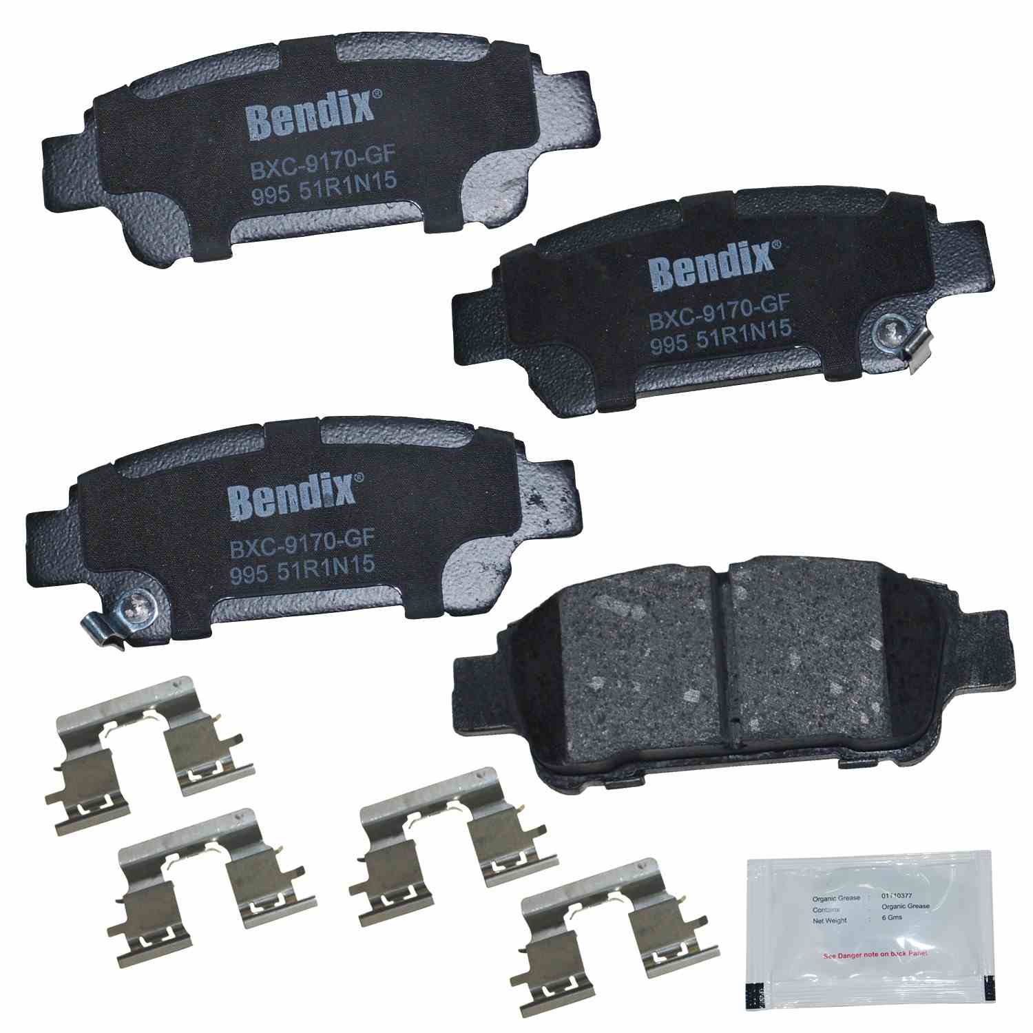 BENDIX PREMIUM COPPER FREE Disc Brake Pad Set CFC995