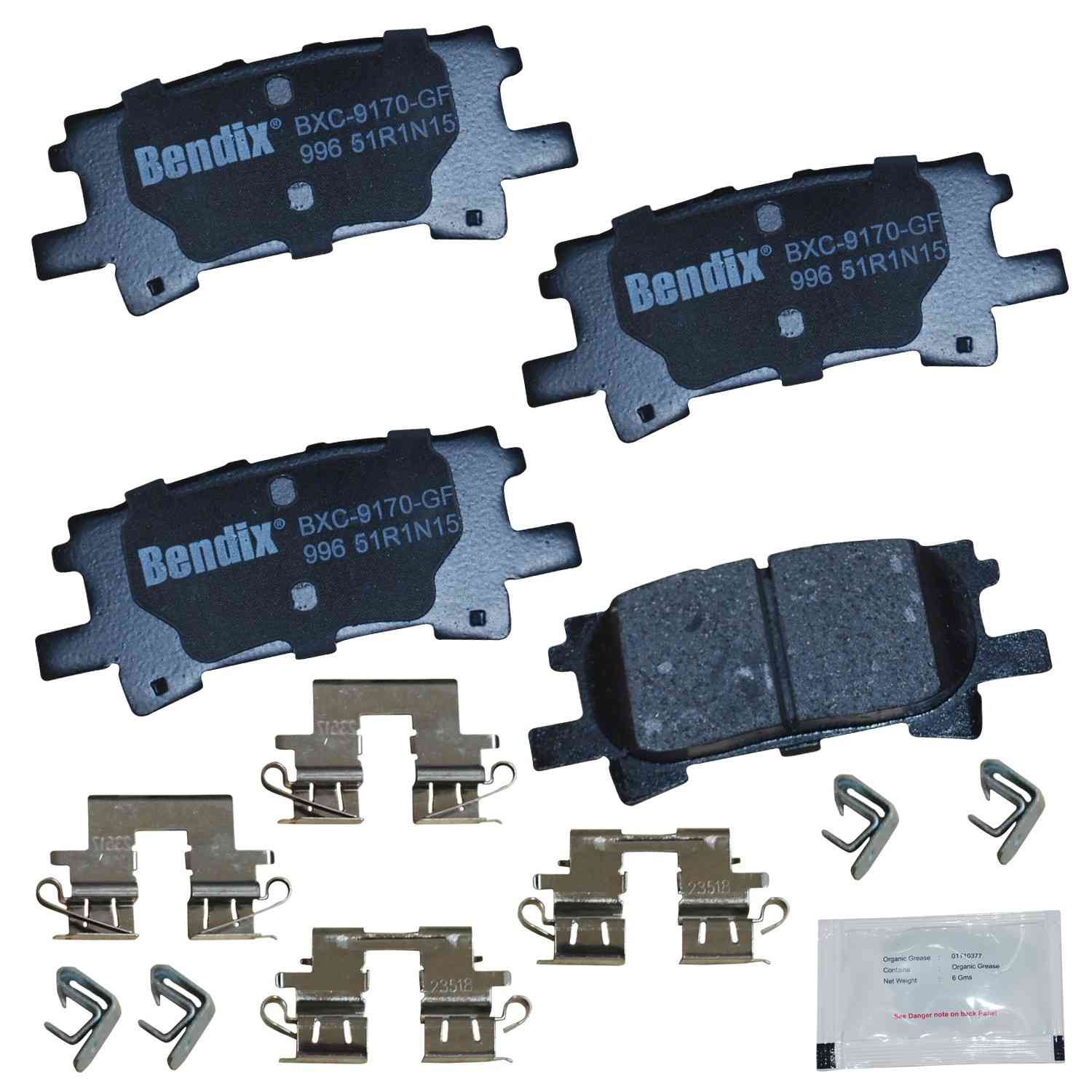 BENDIX PREMIUM COPPER FREE Disc Brake Pad Set CFC996