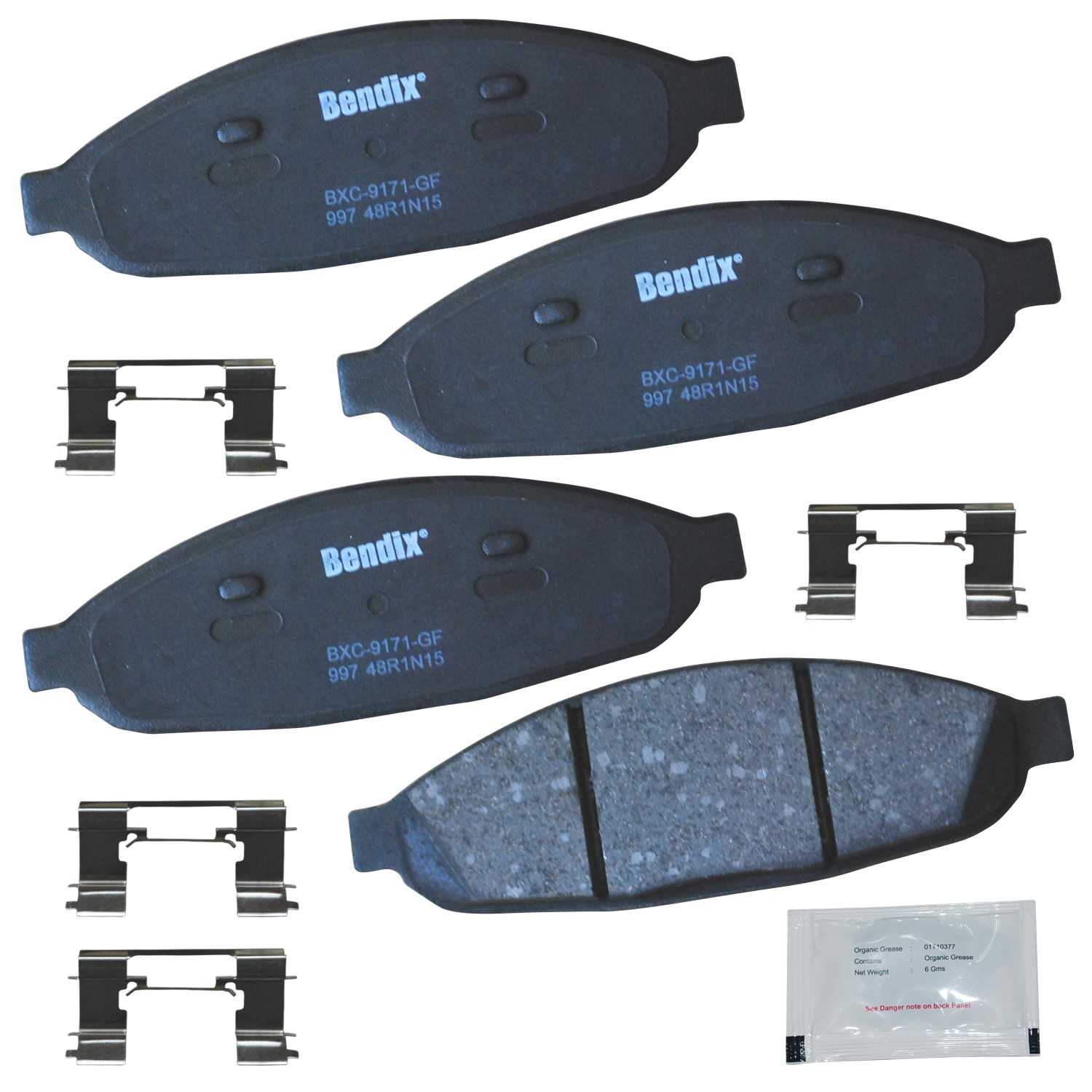 BENDIX PREMIUM COPPER FREE Disc Brake Pad Set CFC997