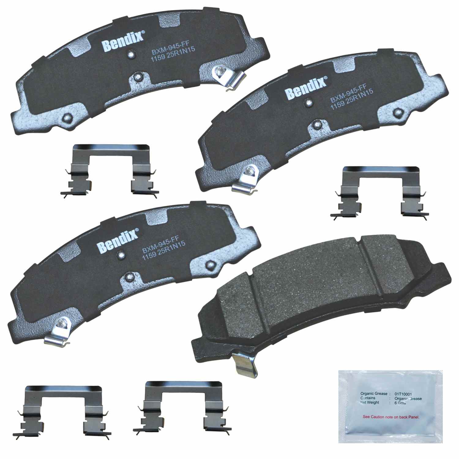 BENDIX PREMIUM COPPER FREE Disc Brake Pad Set CFM1159