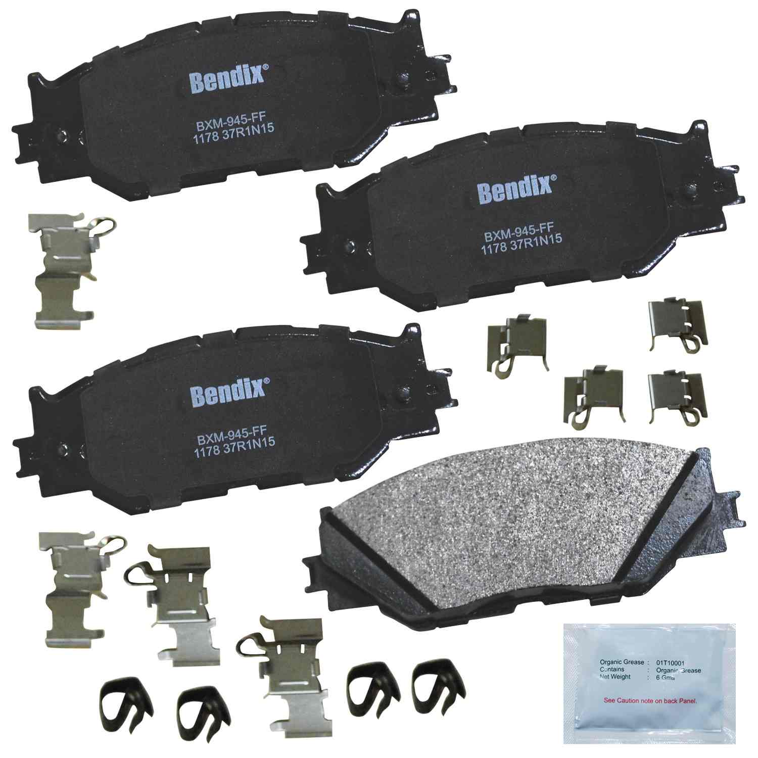 BENDIX PREMIUM COPPER FREE Disc Brake Pad Set CFM1178