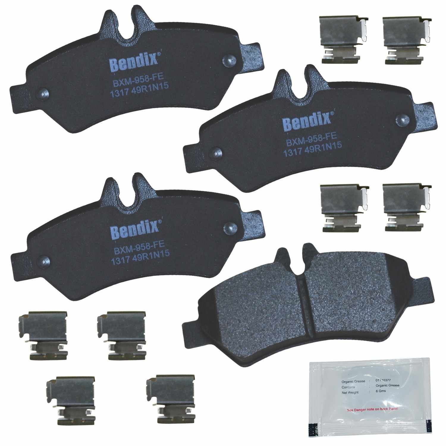 BENDIX PREMIUM COPPER FREE Disc Brake Pad Set CFM1317