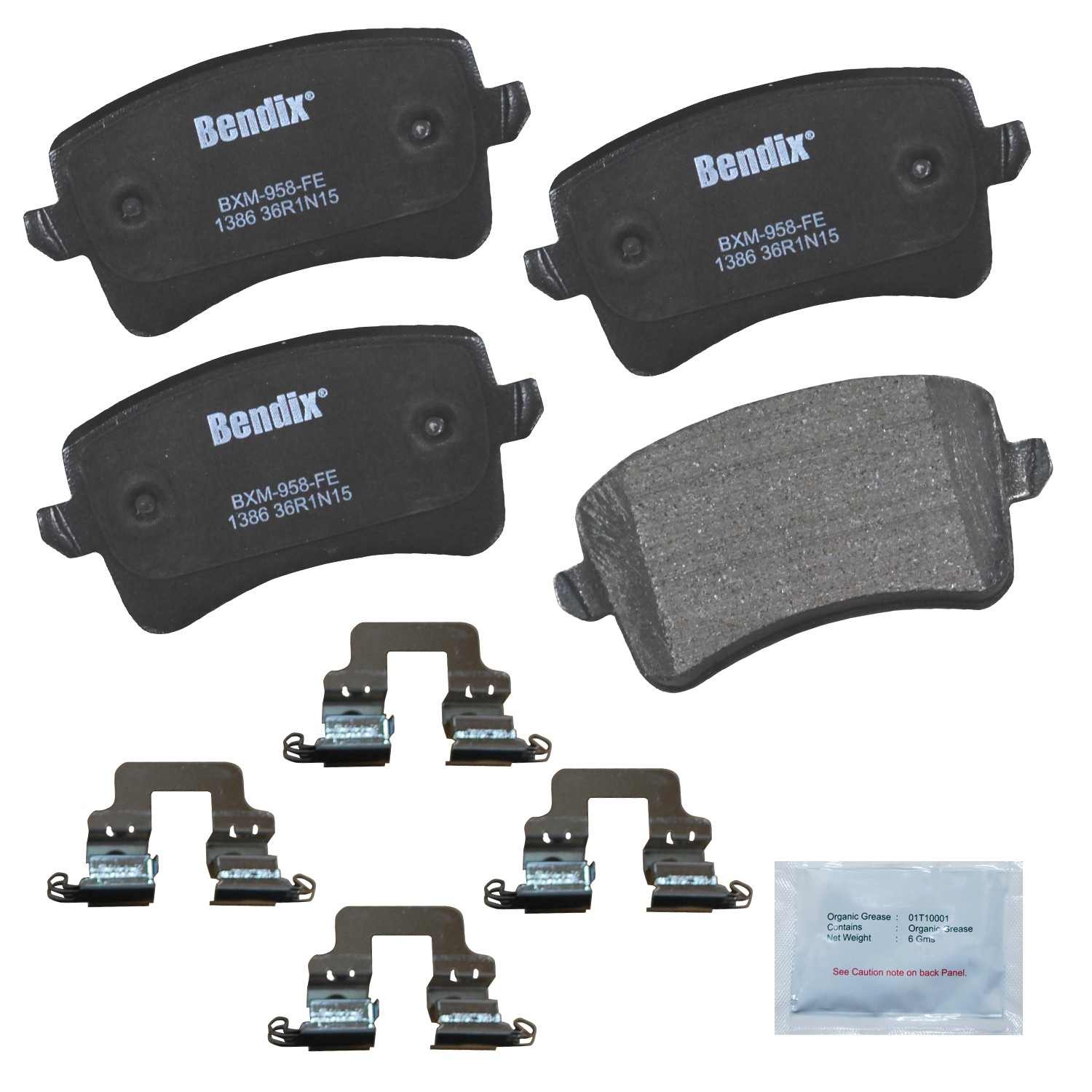 BENDIX PREMIUM COPPER FREE Disc Brake Pad Set CFM1386