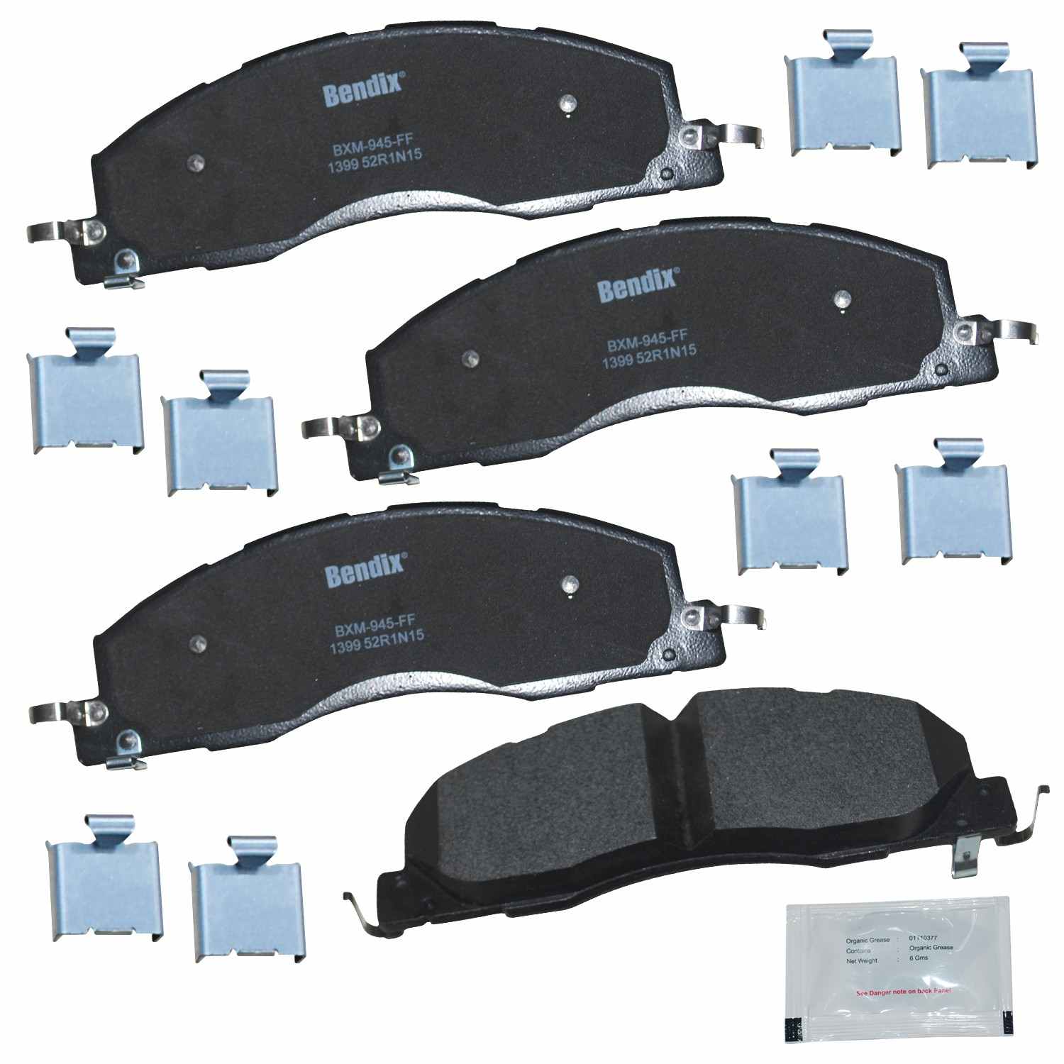 BENDIX PREMIUM COPPER FREE Disc Brake Pad Set CFM1399