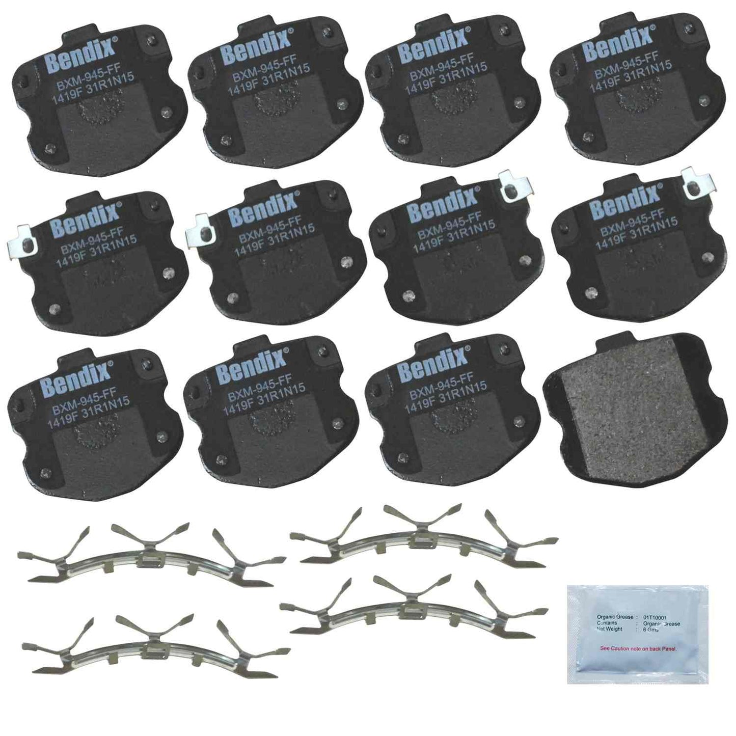 BENDIX PREMIUM COPPER FREE Disc Brake Pad Set CFM1419F