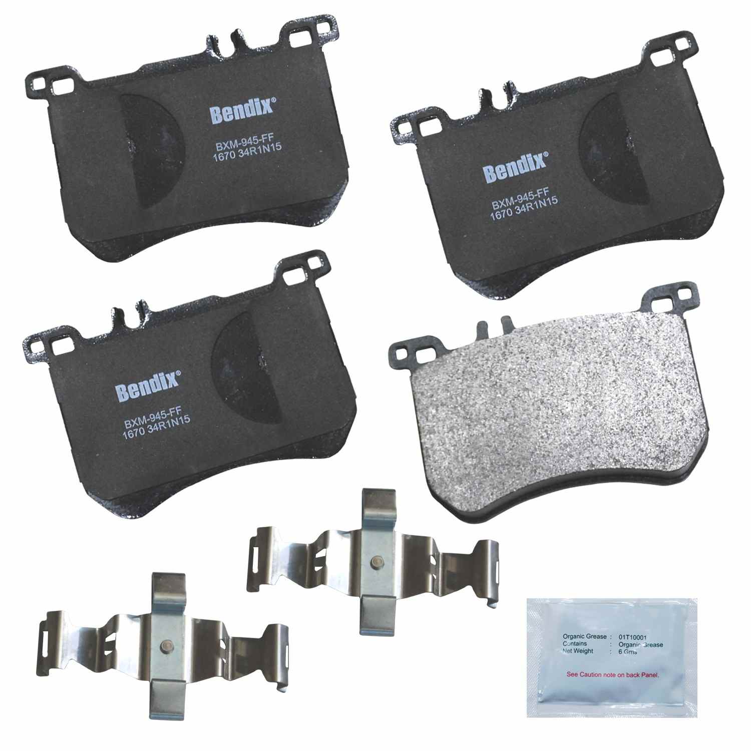 BENDIX PREMIUM COPPER FREE Disc Brake Pad Set CFM1670