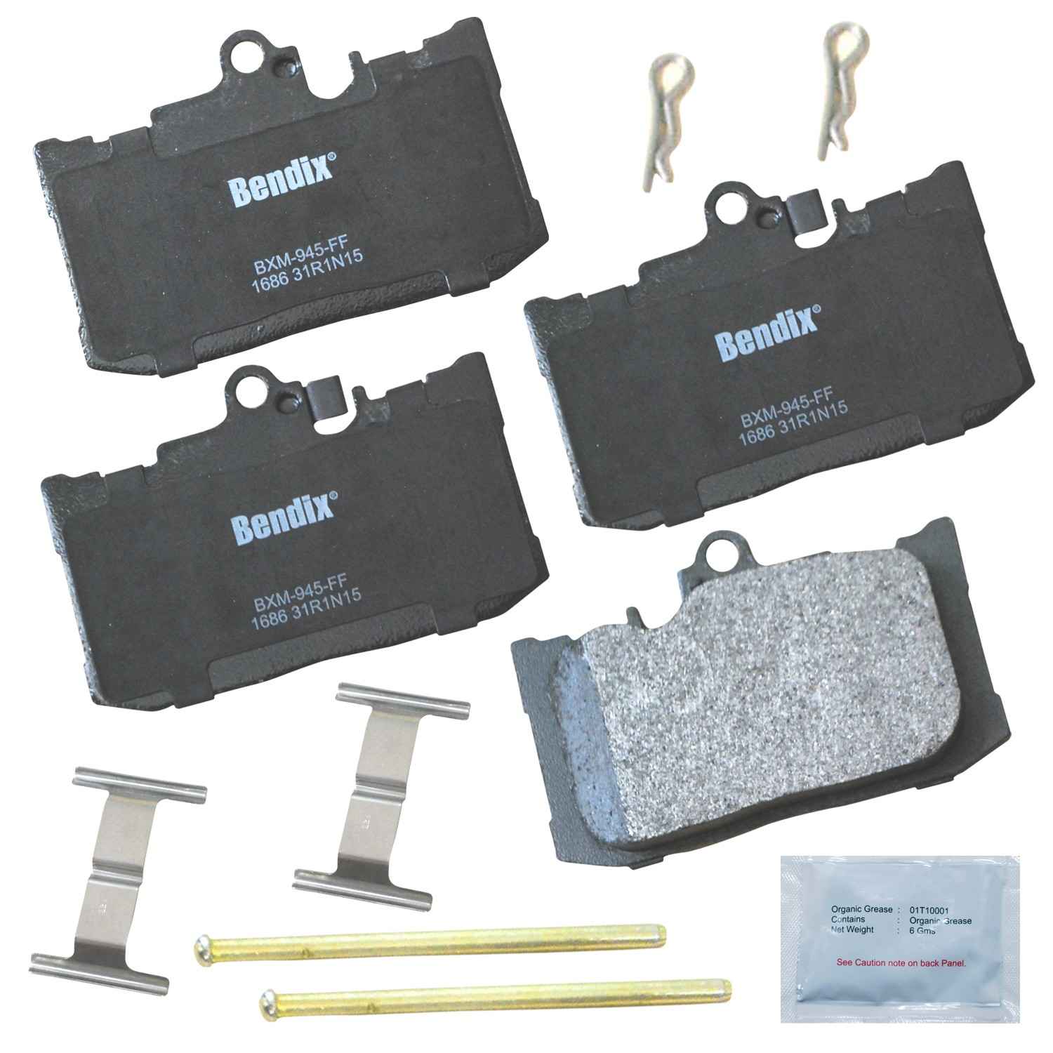 BENDIX PREMIUM COPPER FREE Disc Brake Pad Set CFM1686