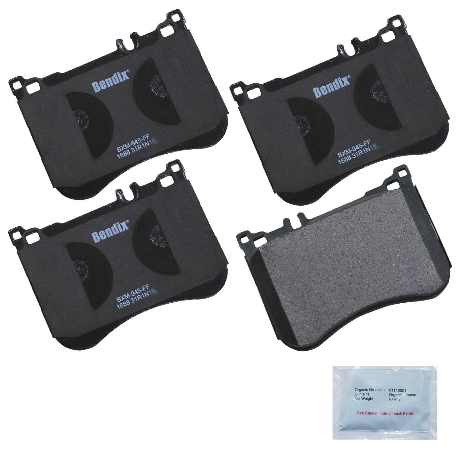 BENDIX PREMIUM COPPER FREE Disc Brake Pad Set CFM1688