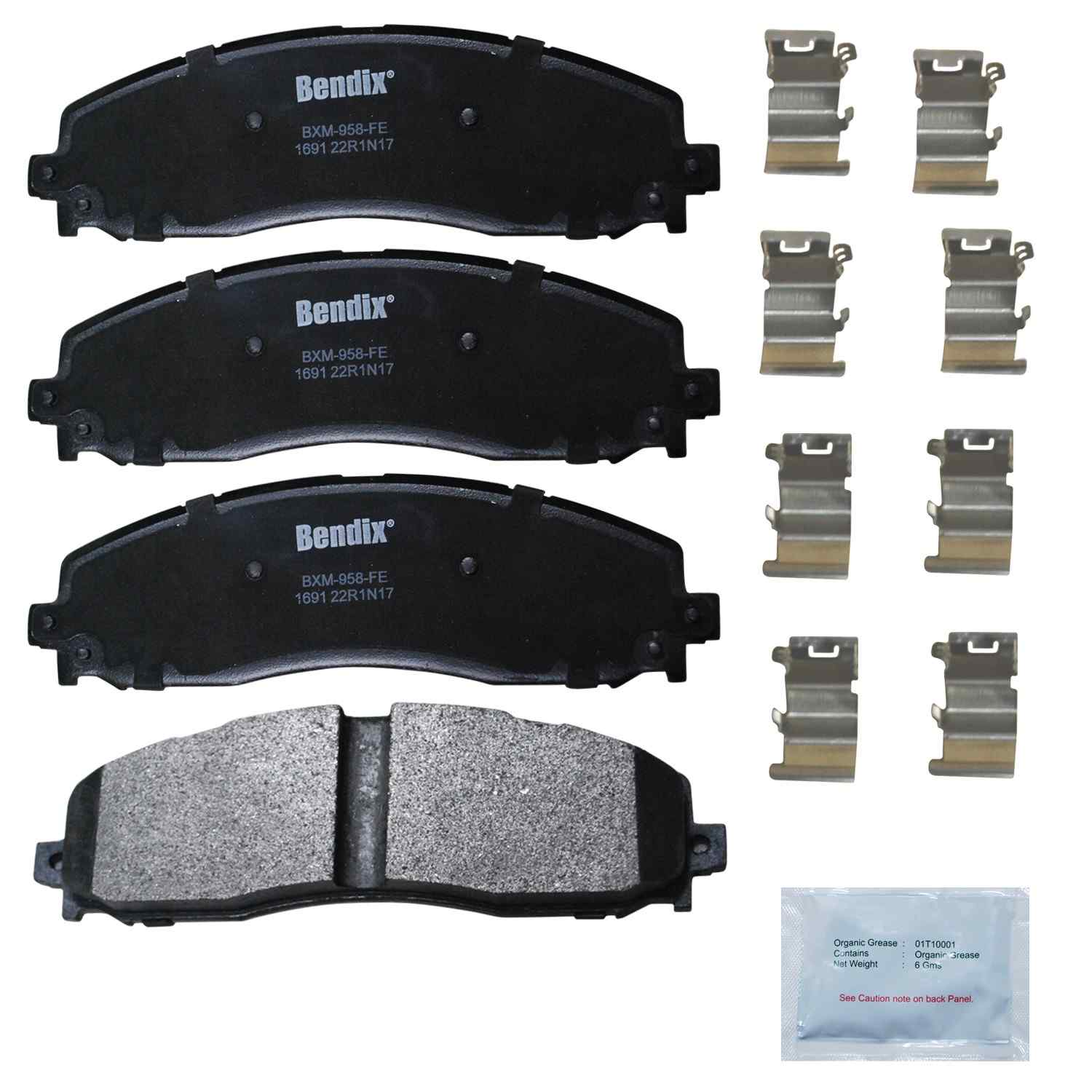 BENDIX PREMIUM COPPER FREE Disc Brake Pad Set CFM1691