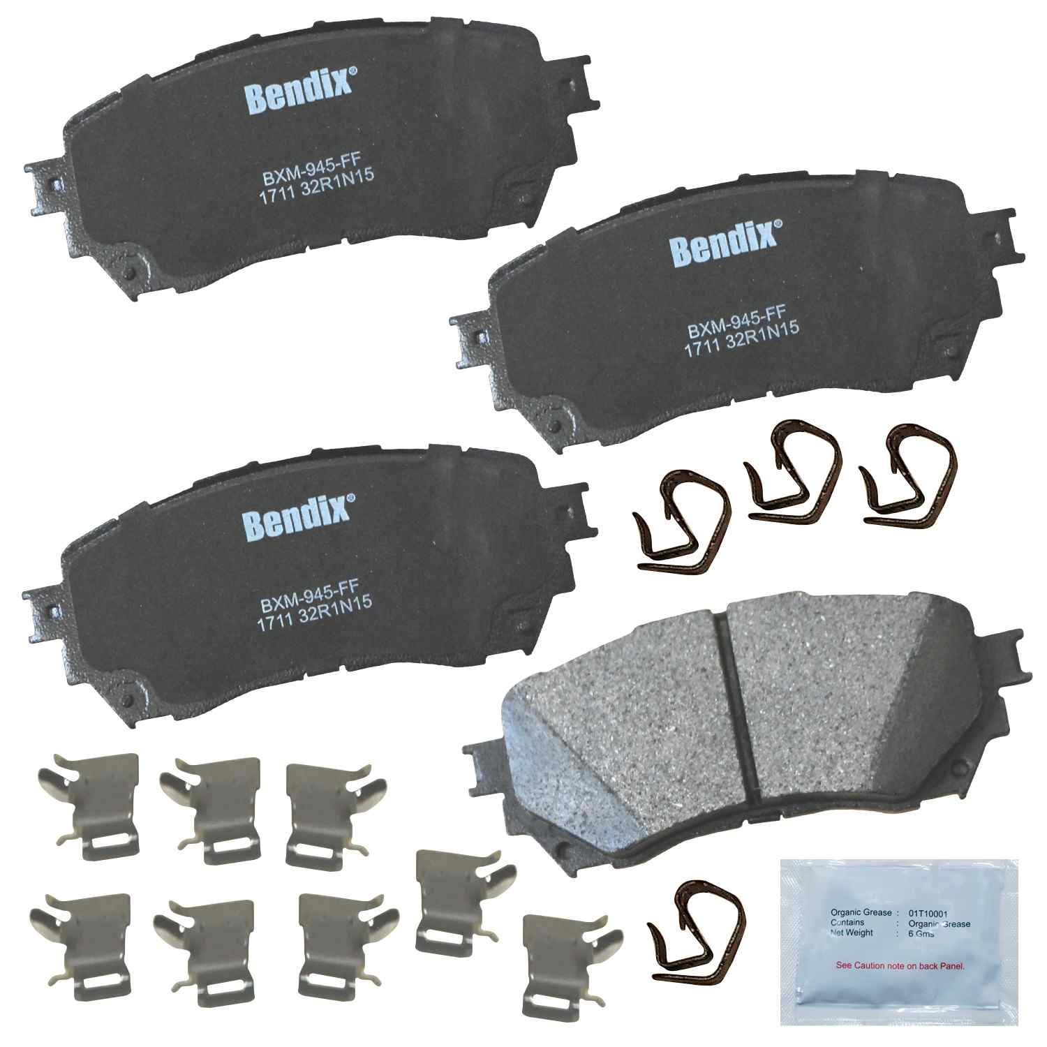 BENDIX PREMIUM COPPER FREE Disc Brake Pad Set CFM1711