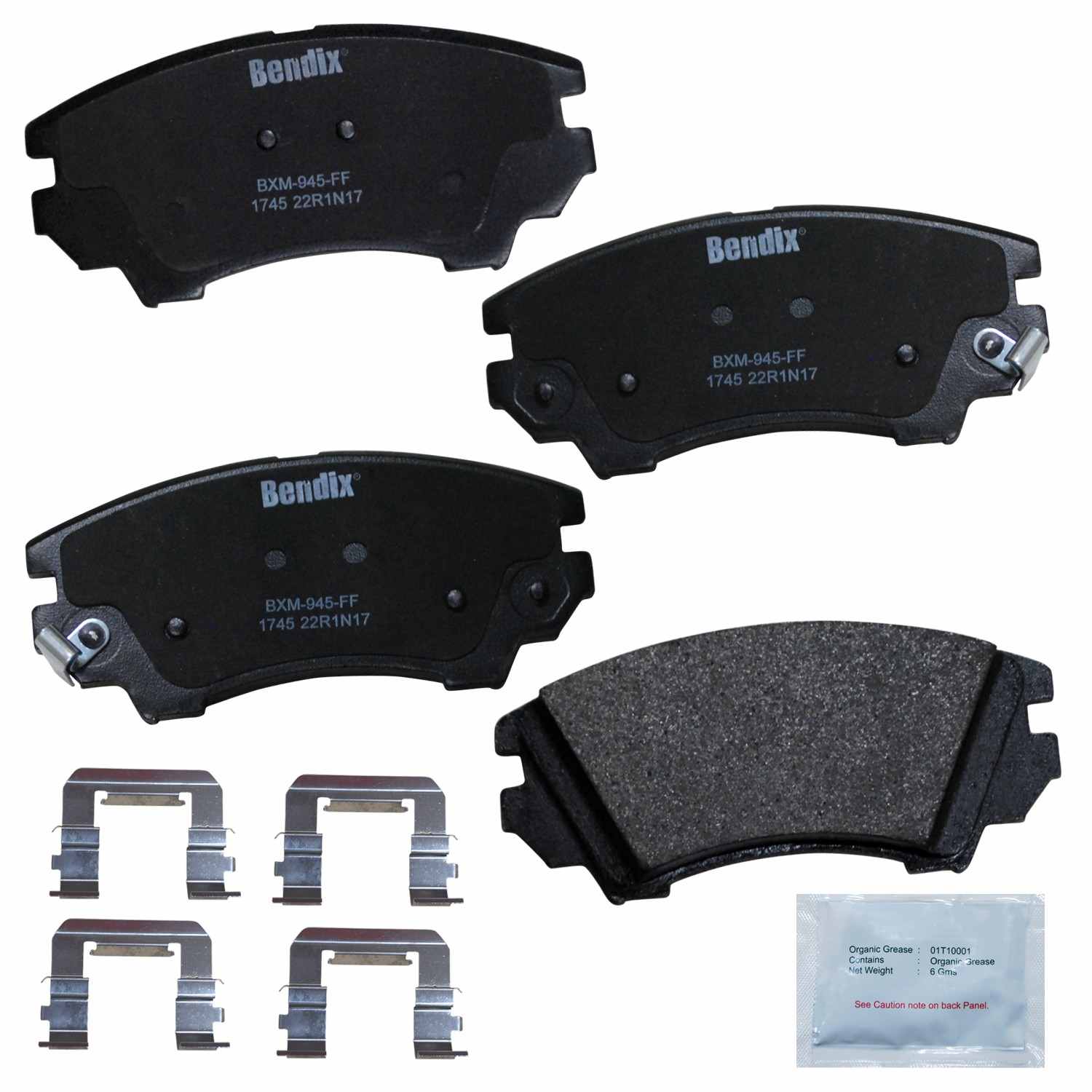 BENDIX PREMIUM COPPER FREE Disc Brake Pad Set CFM1745