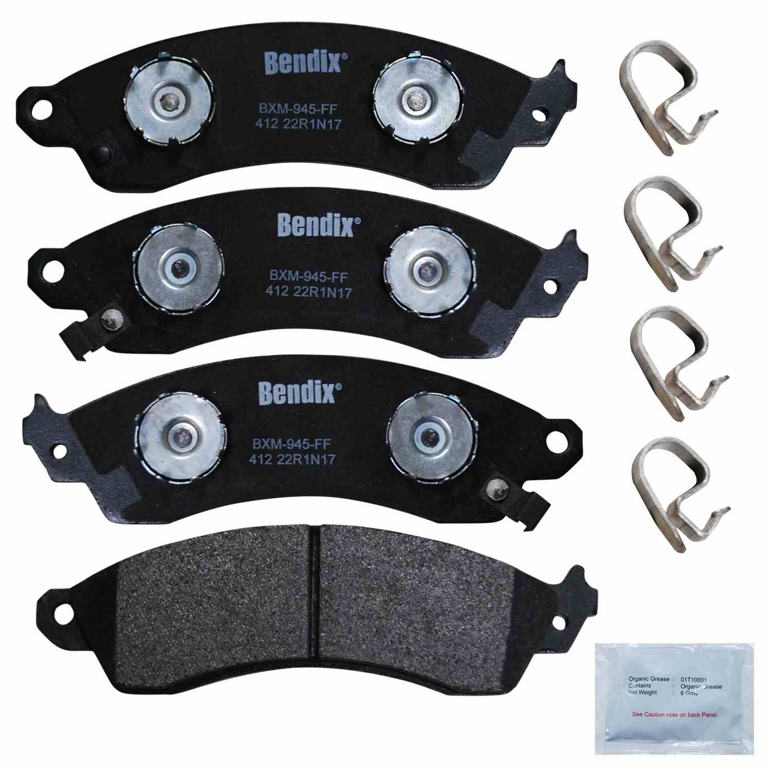 BENDIX PREMIUM COPPER FREE Disc Brake Pad Set CFM412