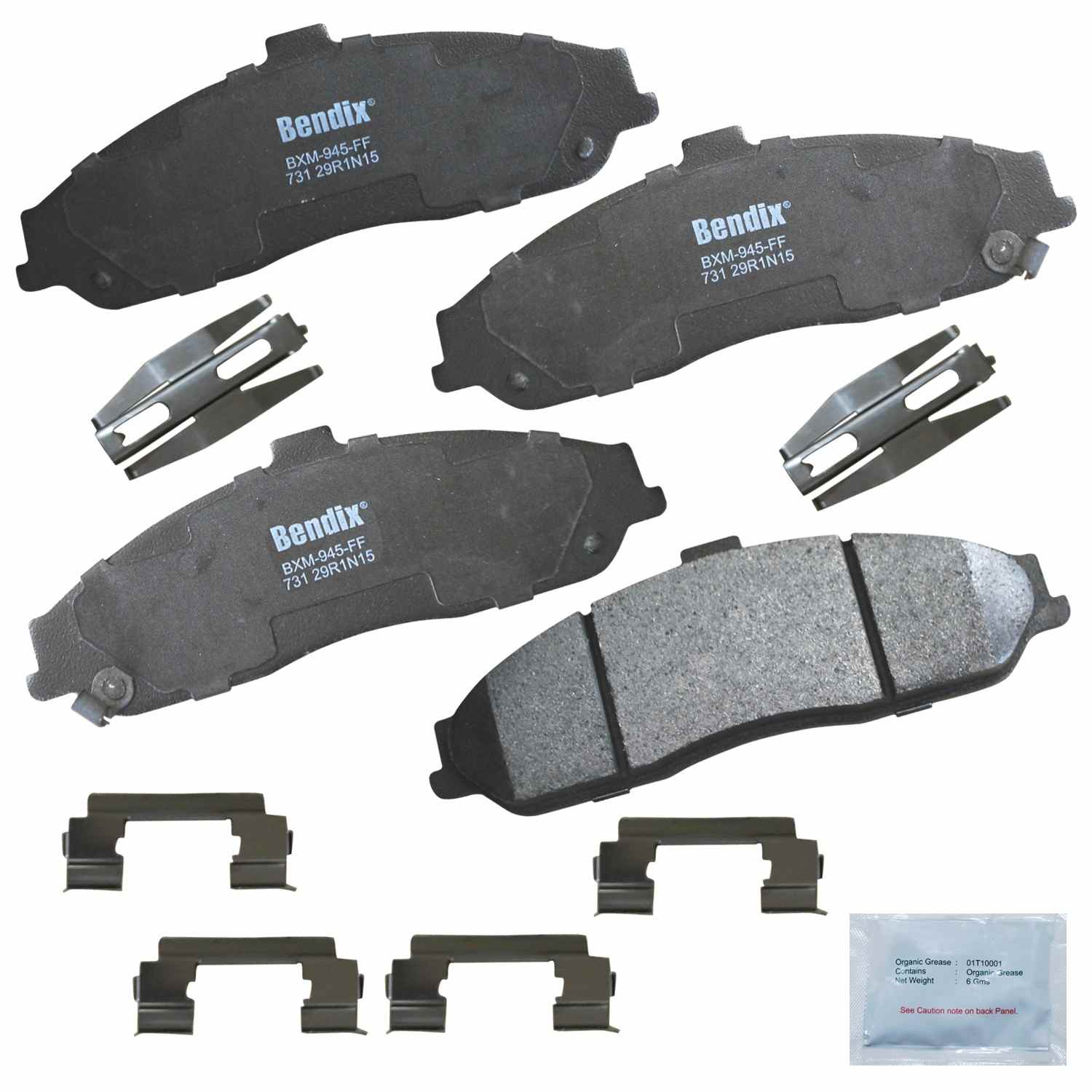 BENDIX PREMIUM COPPER FREE Disc Brake Pad Set CFM731