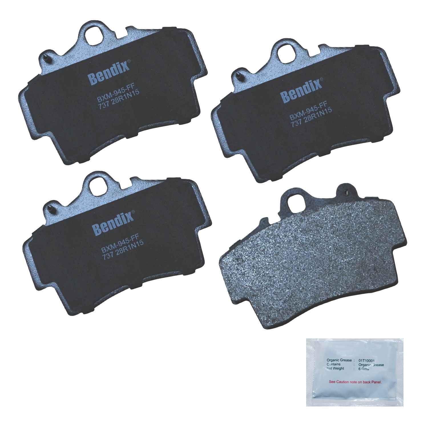 BENDIX PREMIUM COPPER FREE Disc Brake Pad Set CFM737