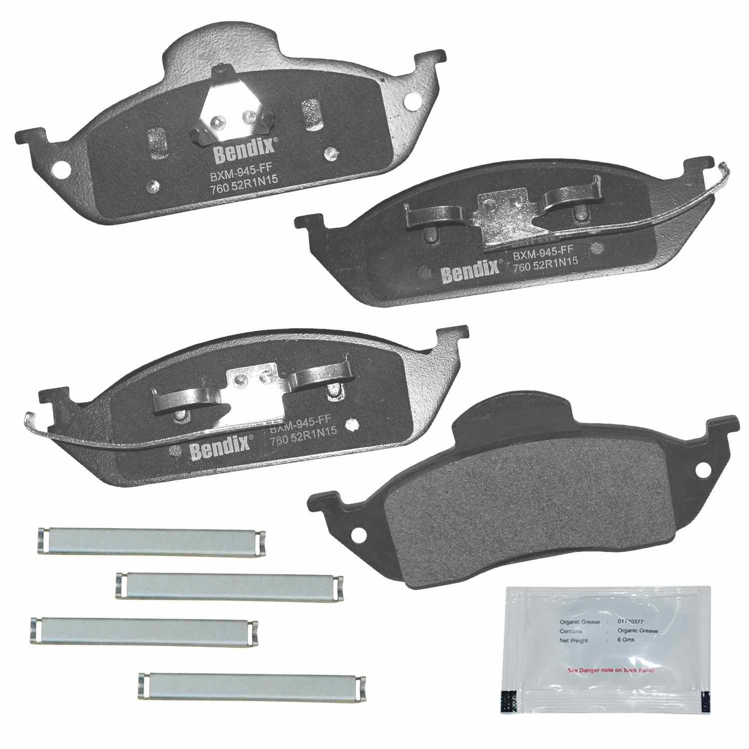 BENDIX PREMIUM COPPER FREE Disc Brake Pad Set CFM760