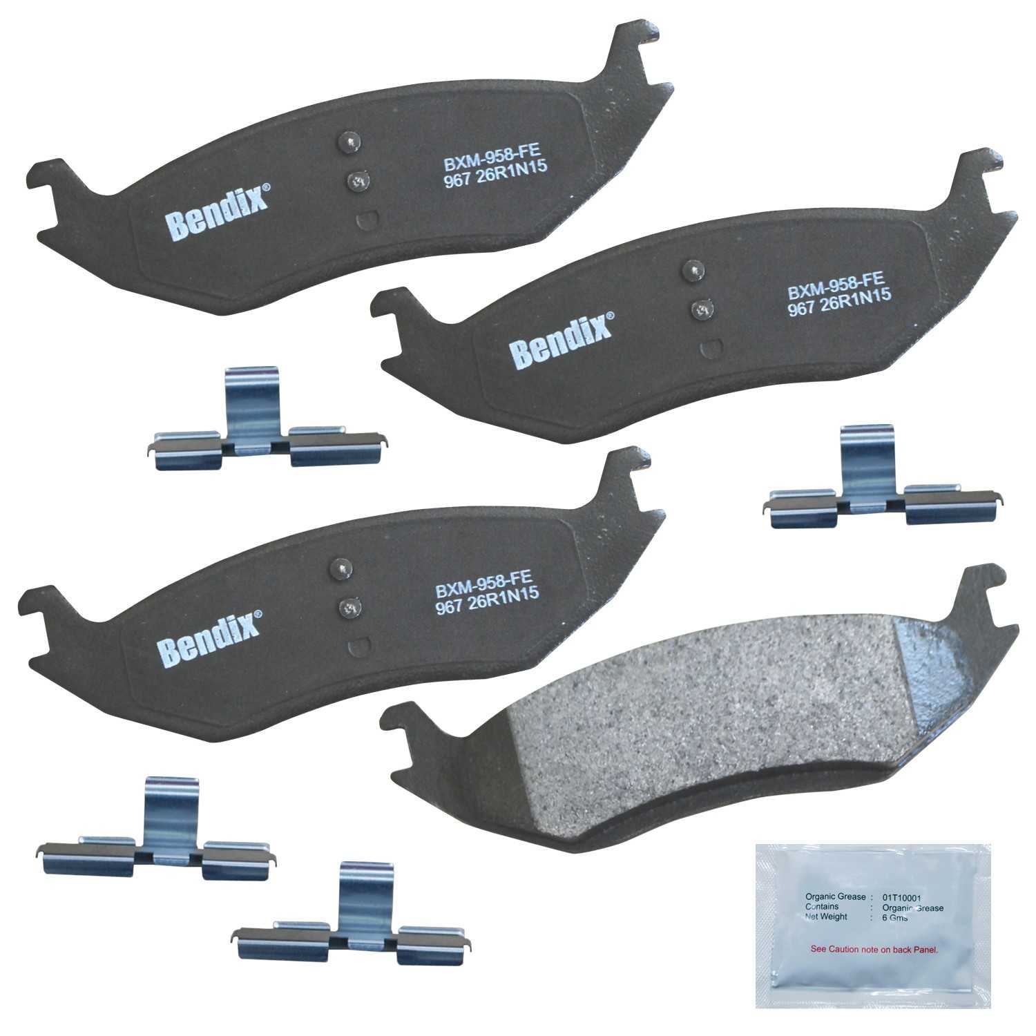 BENDIX PREMIUM COPPER FREE Disc Brake Pad Set CFM967