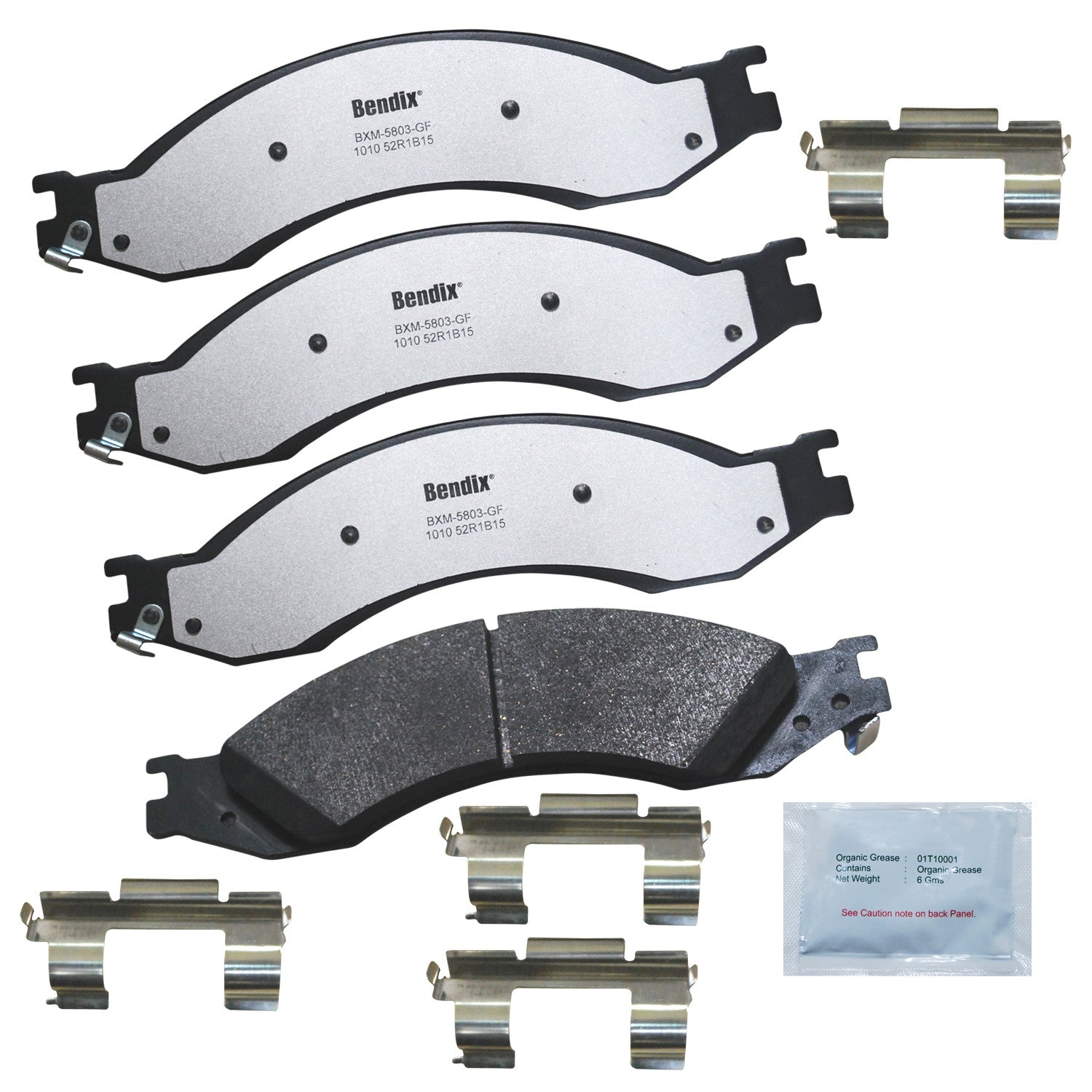 BENDIX FLEET METLOK Disc Brake Pad Set MKD1010FM