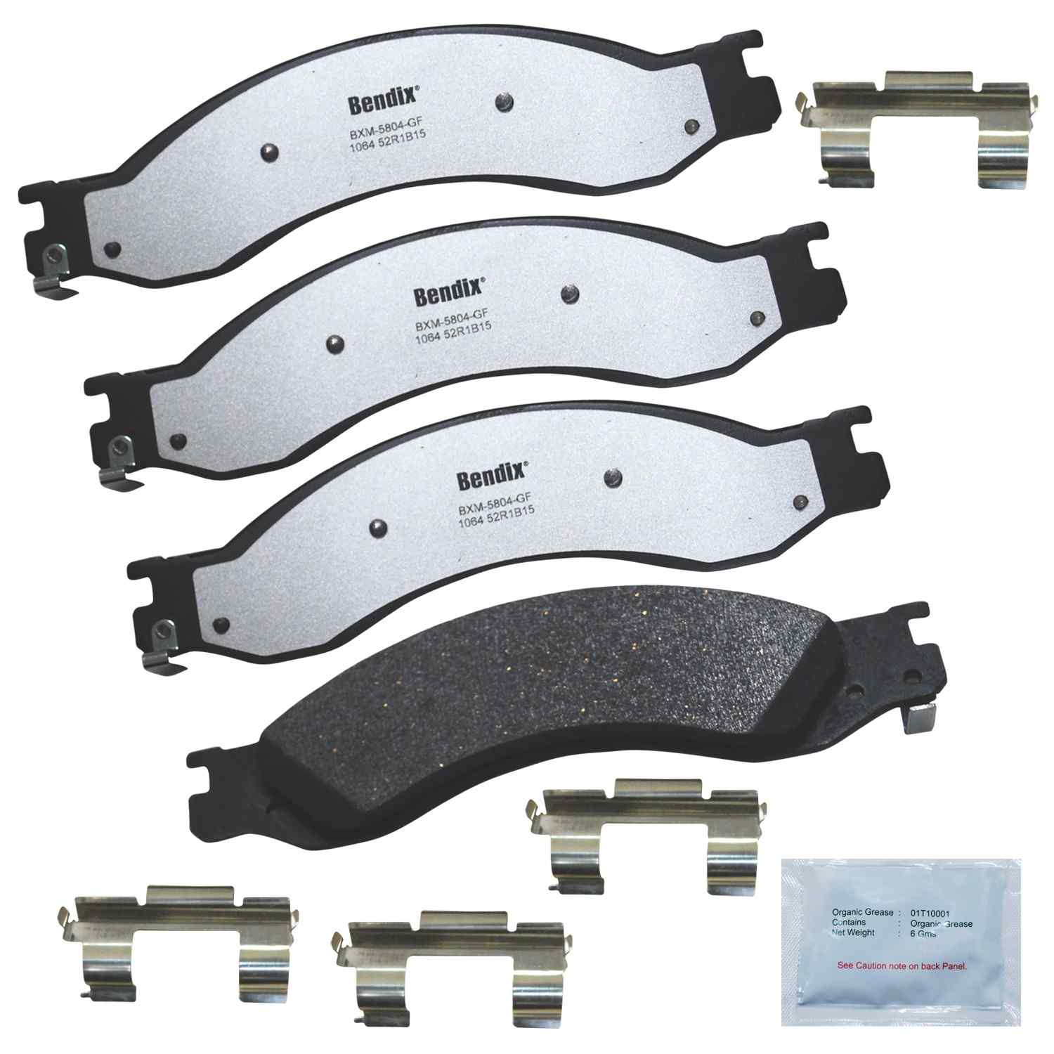 BENDIX FLEET METLOK Disc Brake Pad Set MKD1064FM