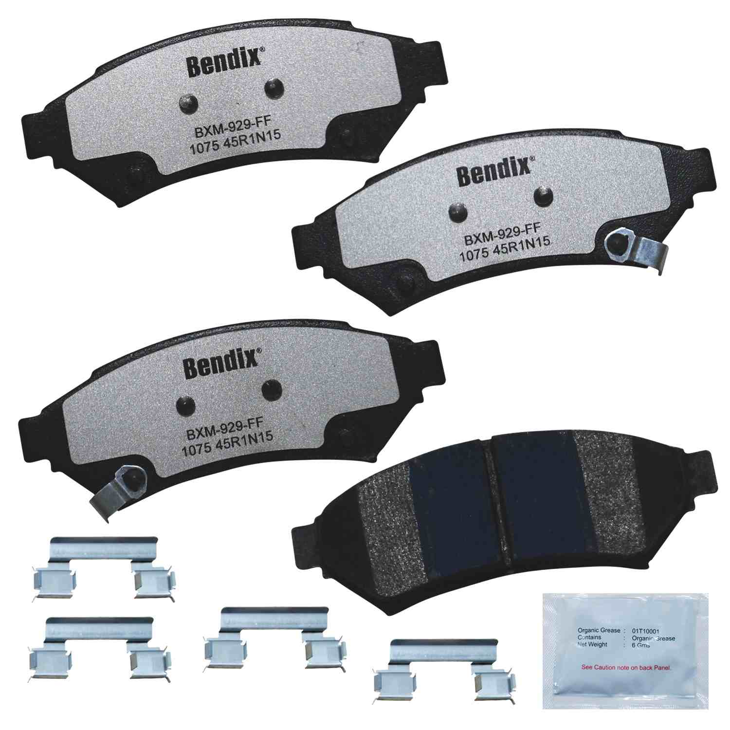 BENDIX FLEET METLOK Disc Brake Pad Set MKD1075FM