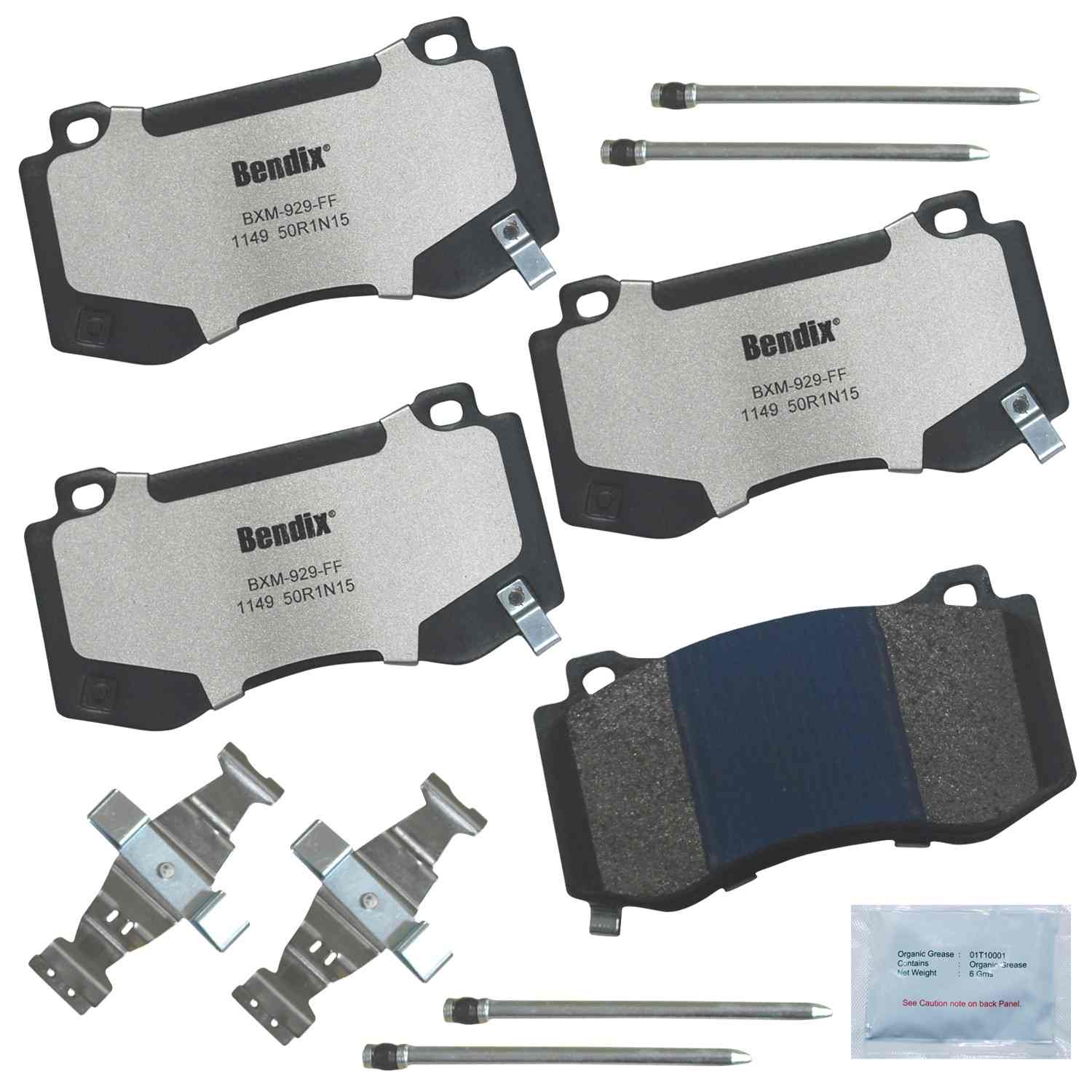 BENDIX FLEET METLOK Disc Brake Pad Set MKD1149FM