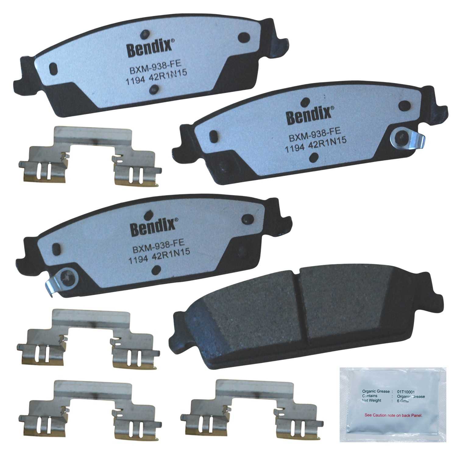 BENDIX FLEET METLOK Disc Brake Pad Set MKD1194FM