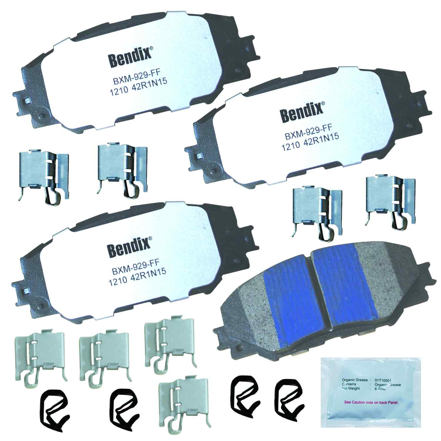 BENDIX FLEET METLOK Disc Brake Pad Set MKD1210FM