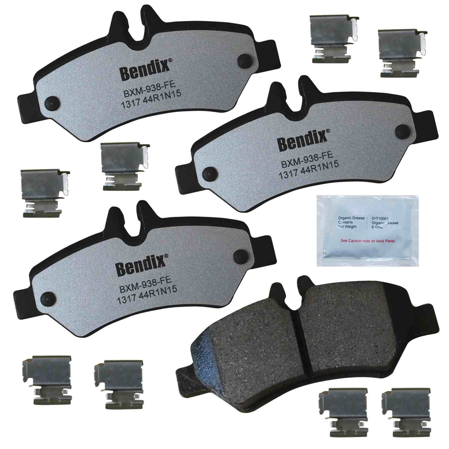 BENDIX FLEET METLOK Disc Brake Pad Set MKD1317FM