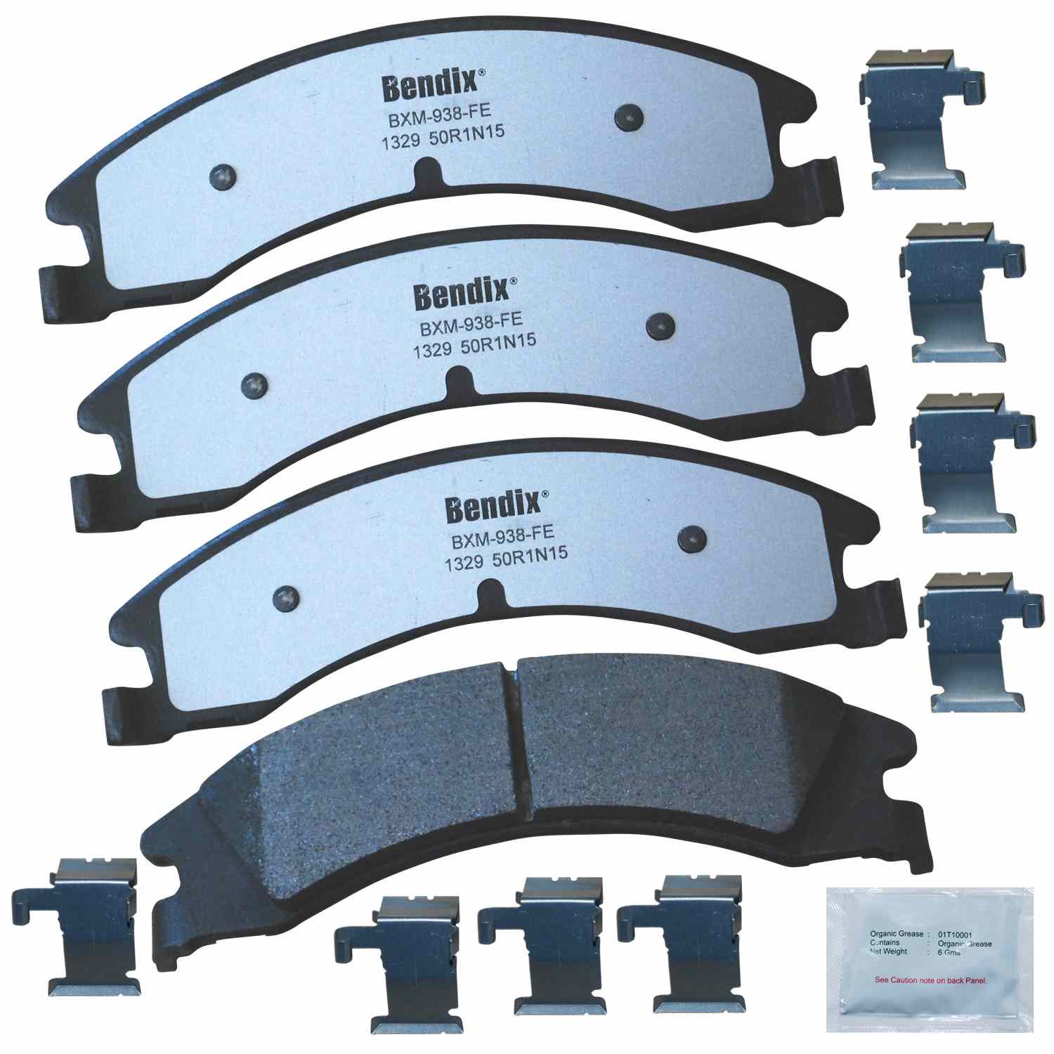 BENDIX FLEET METLOK Disc Brake Pad Set MKD1329FM