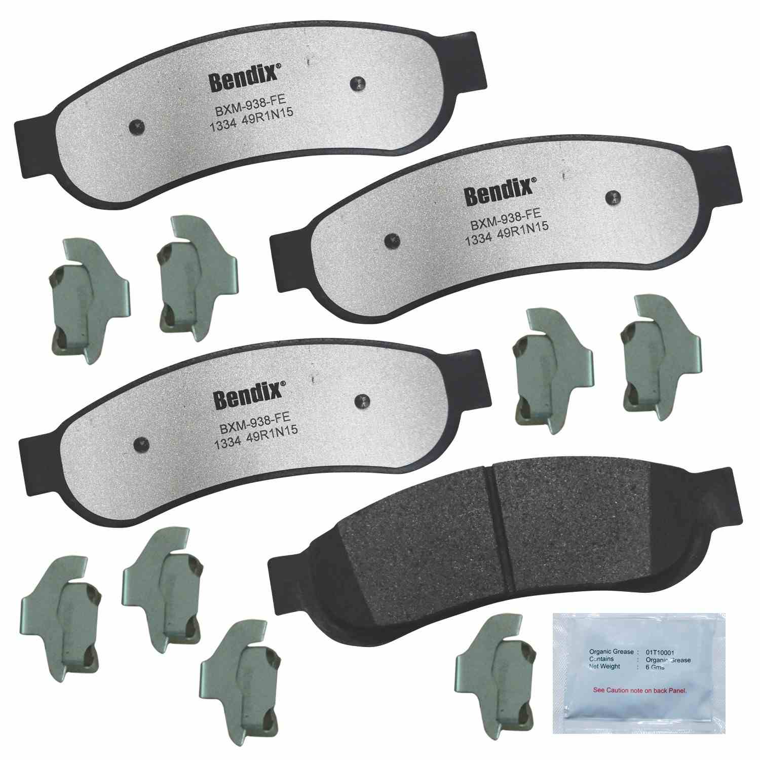 BENDIX FLEET METLOK Disc Brake Pad Set MKD1334FM