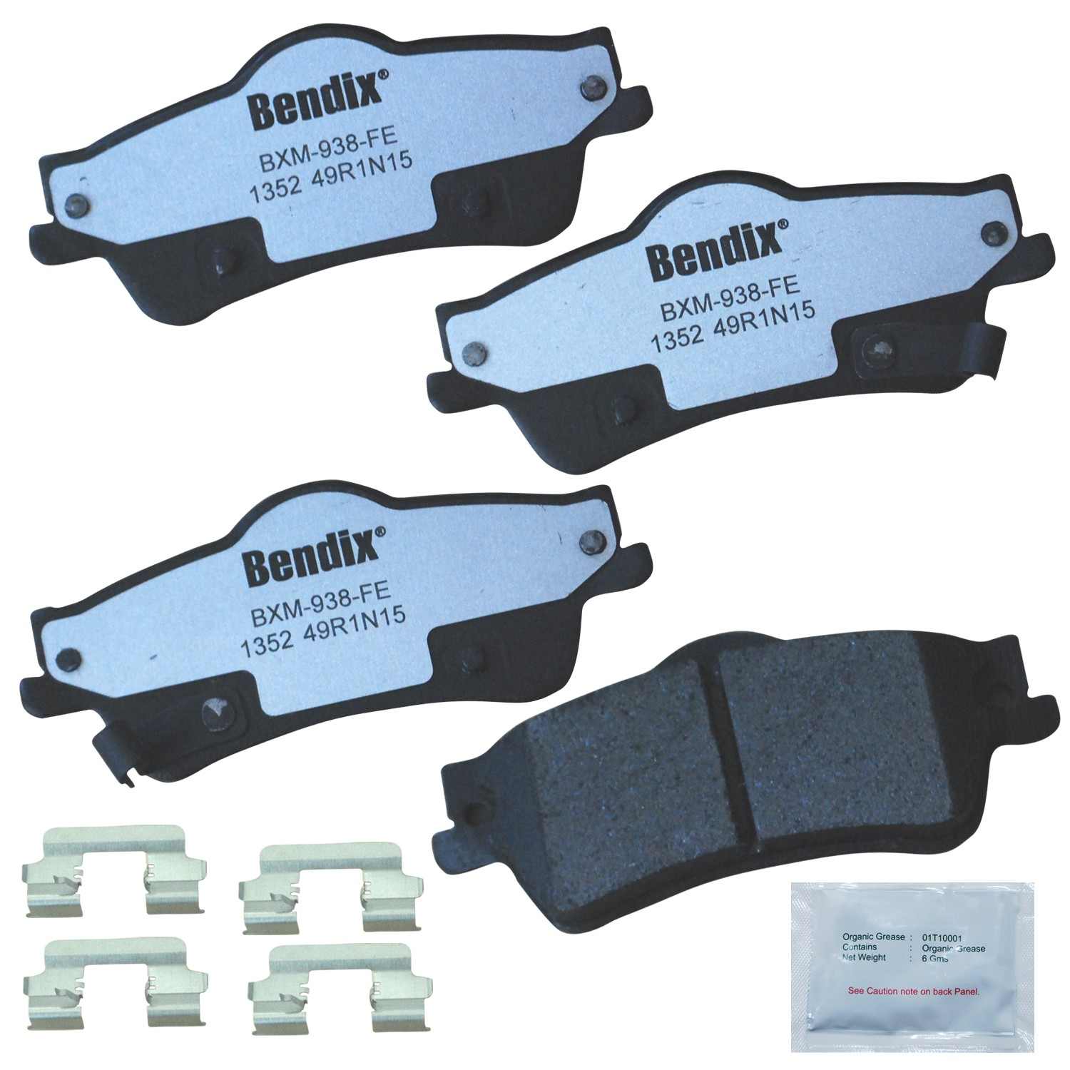 BENDIX FLEET METLOK Disc Brake Pad Set MKD1352FM