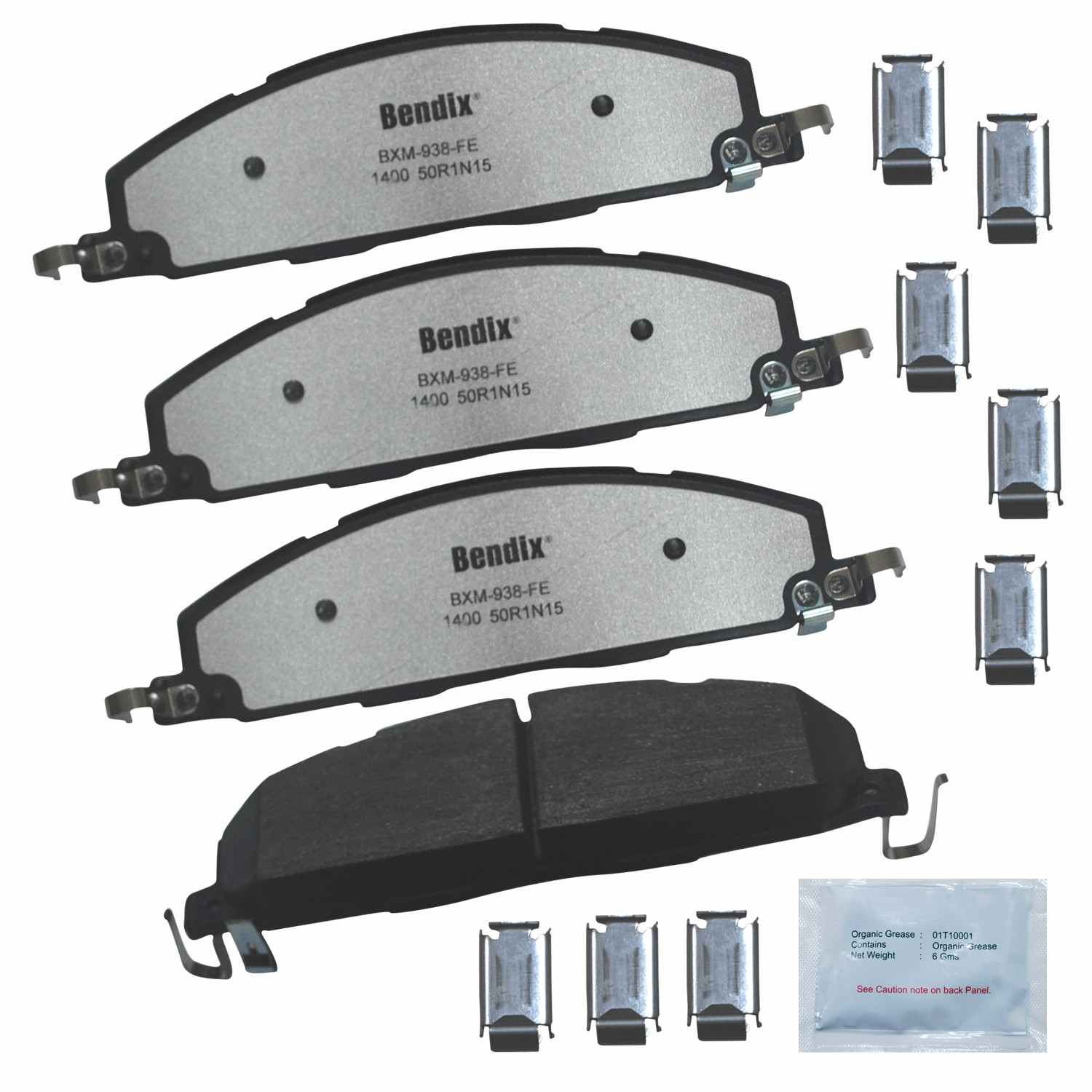 BENDIX FLEET METLOK Disc Brake Pad Set MKD1400FM