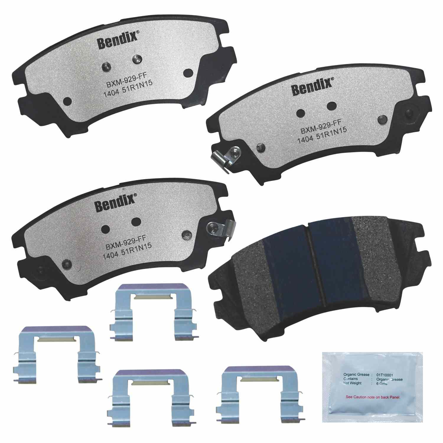 BENDIX FLEET METLOK Disc Brake Pad Set MKD1404FM