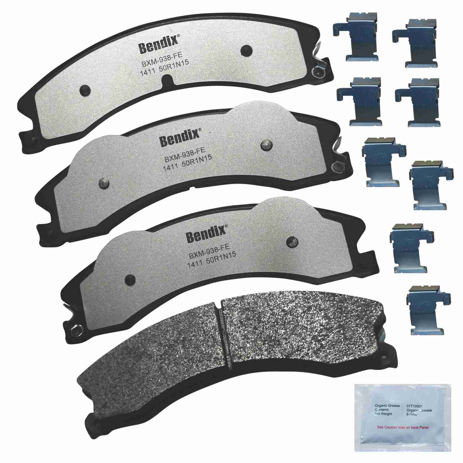 BENDIX FLEET METLOK Disc Brake Pad Set MKD1411FM