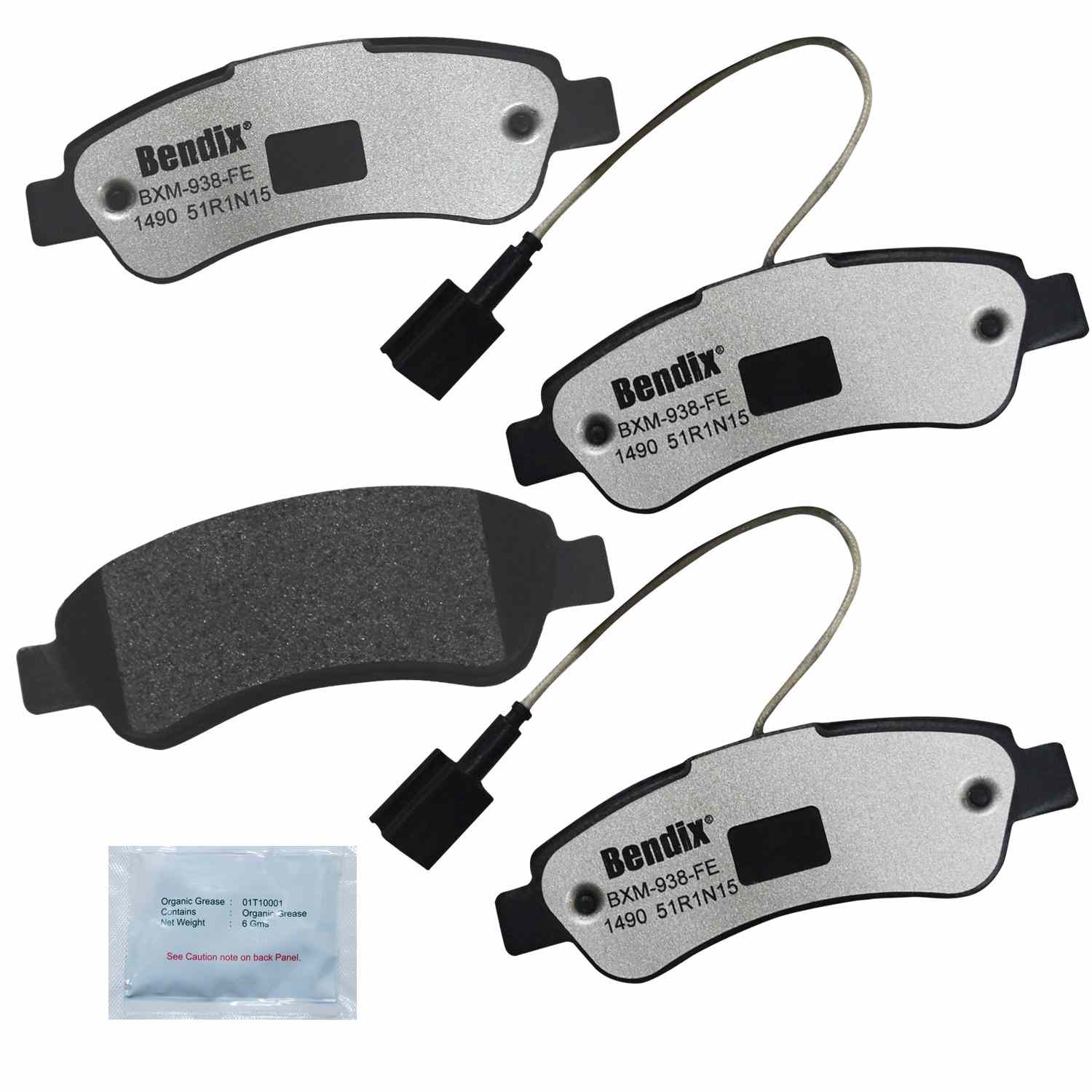 BENDIX FLEET METLOK Disc Brake Pad Set MKD1490FM