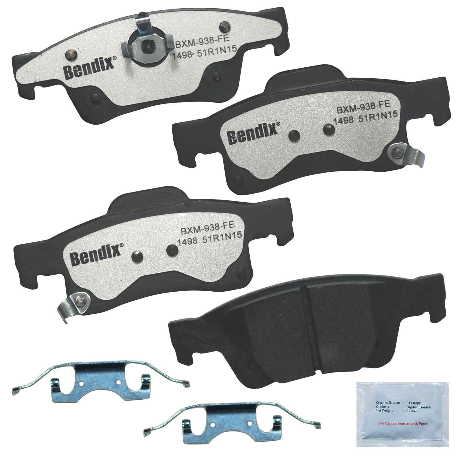 BENDIX FLEET METLOK Disc Brake Pad Set MKD1498FM