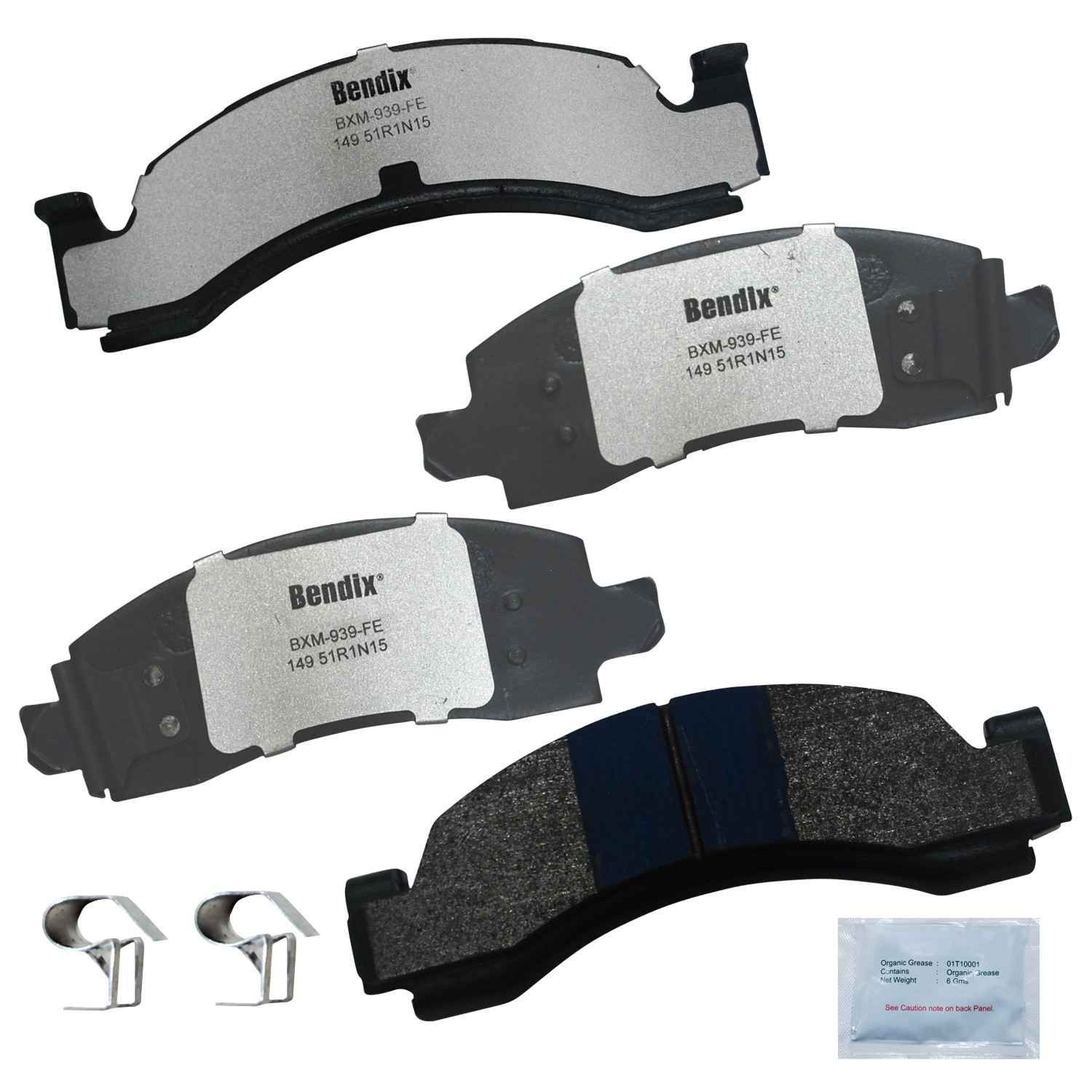 BENDIX FLEET METLOK Disc Brake Pad Set MKD149FM