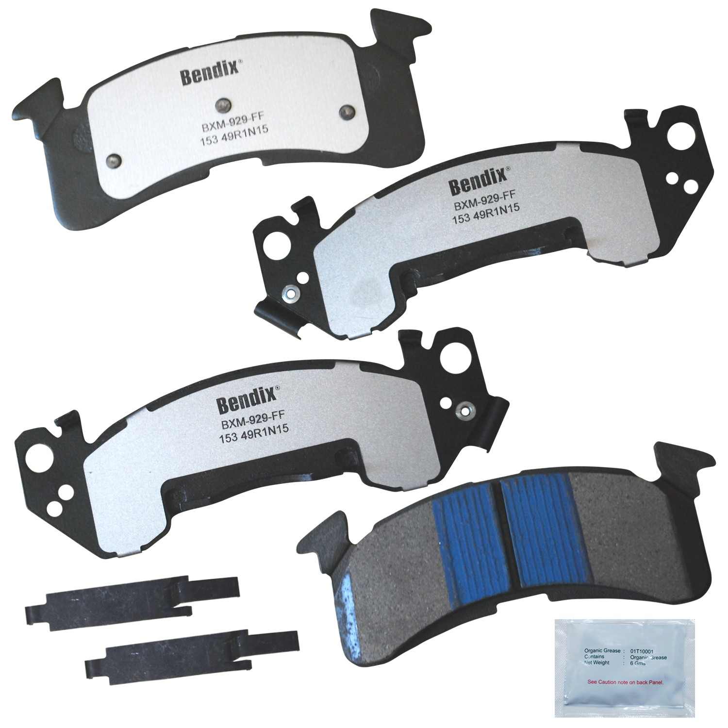 BENDIX FLEET METLOK Disc Brake Pad Set MKD153FM