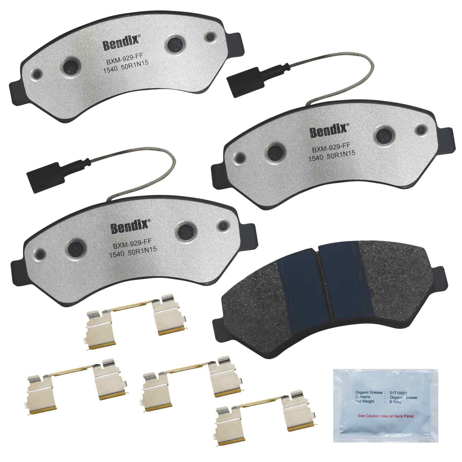 BENDIX FLEET METLOK Disc Brake Pad Set MKD1540FM