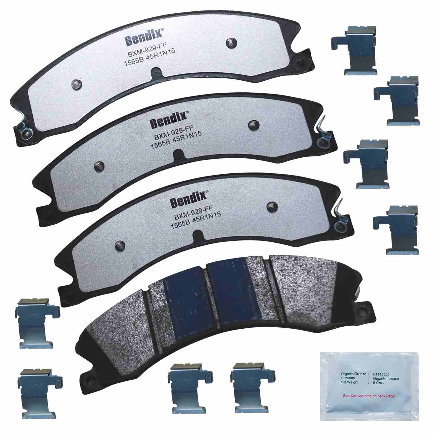 BENDIX FLEET METLOK Disc Brake Pad Set MKD1565BFM