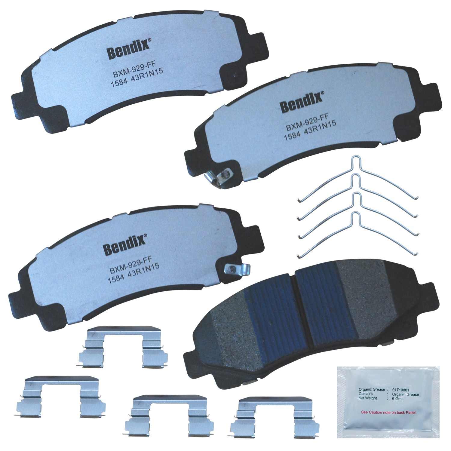 BENDIX FLEET METLOK Disc Brake Pad Set MKD1584FM