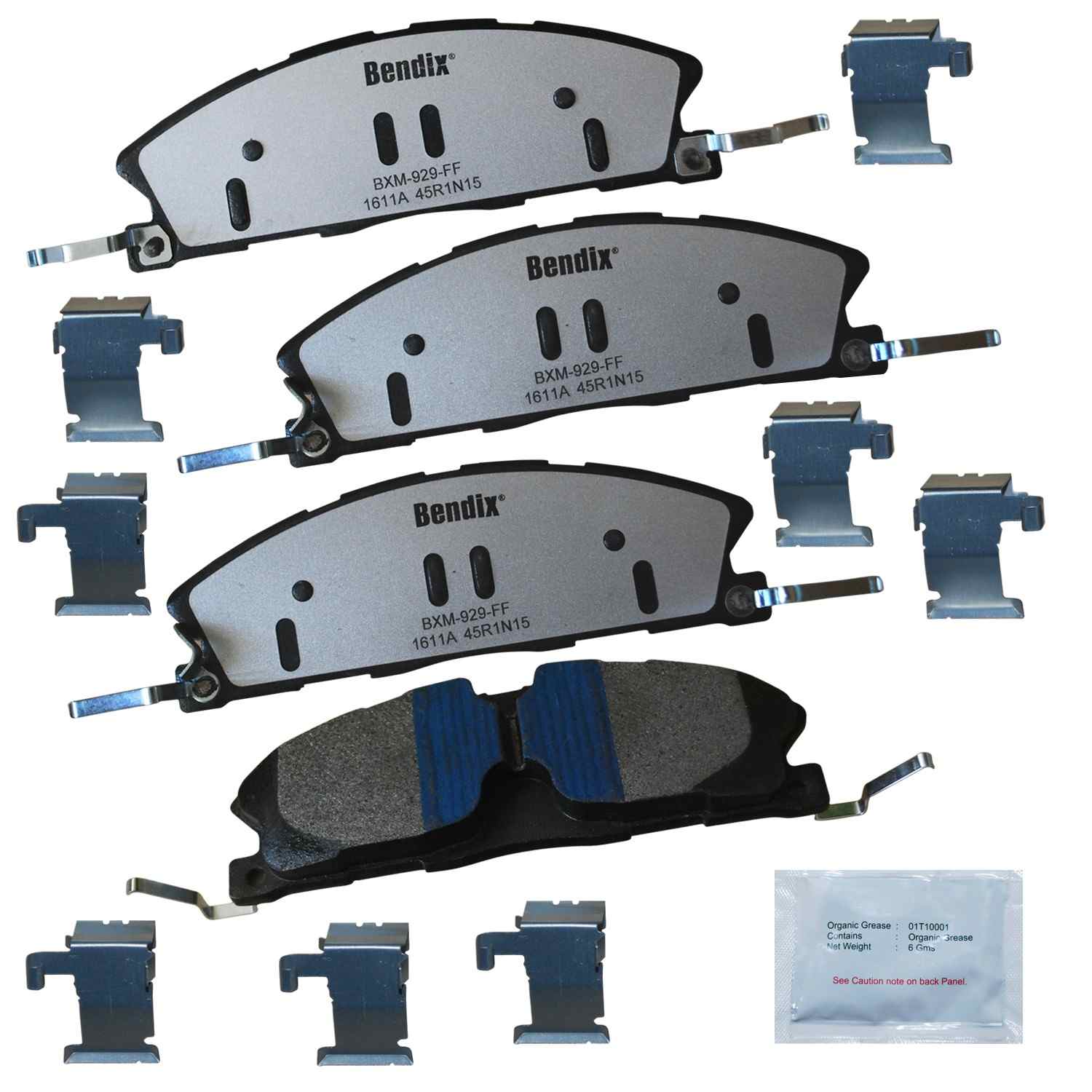 BENDIX FLEET METLOK Disc Brake Pad Set MKD1611AFM