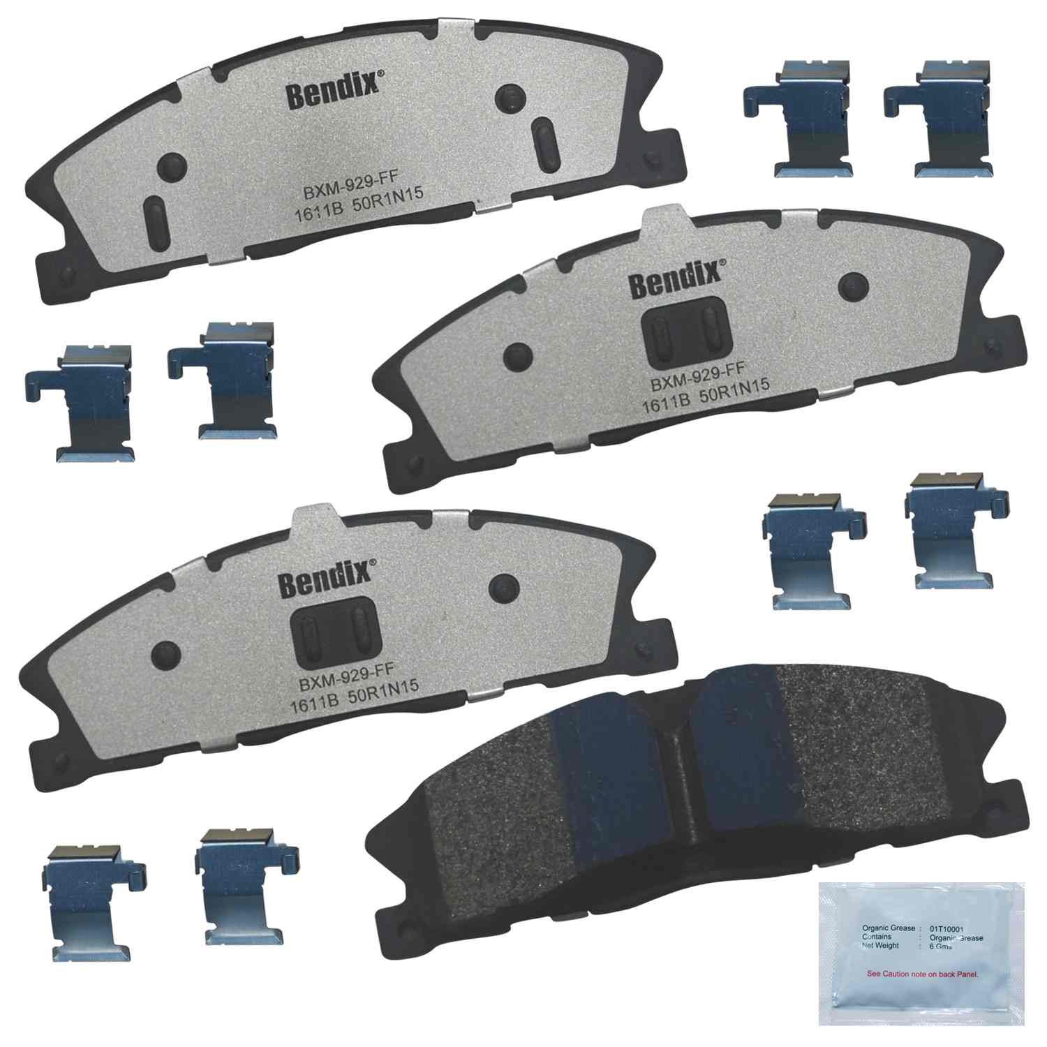 BENDIX FLEET METLOK Disc Brake Pad Set MKD1611BFM