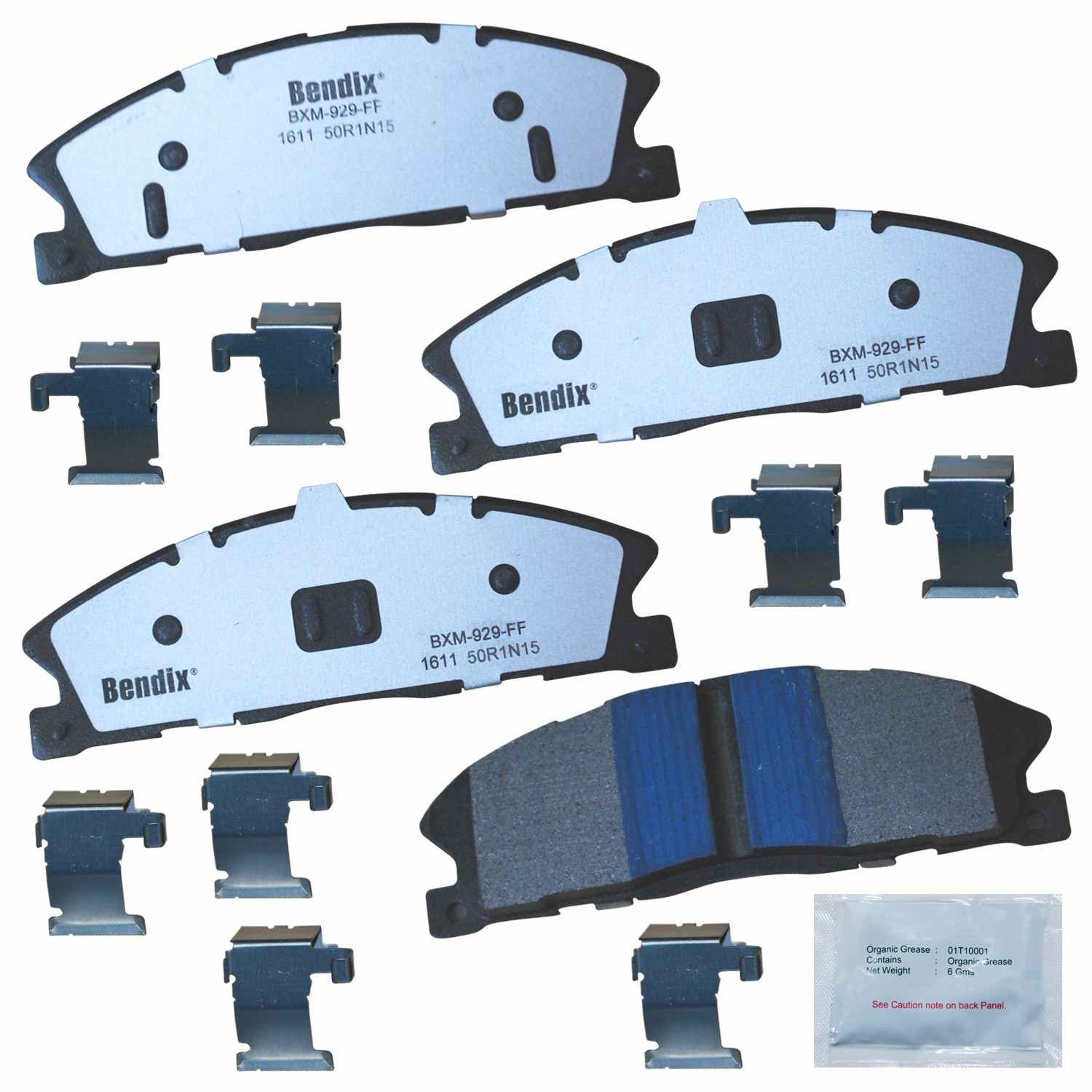 BENDIX FLEET METLOK Disc Brake Pad Set MKD1611FM