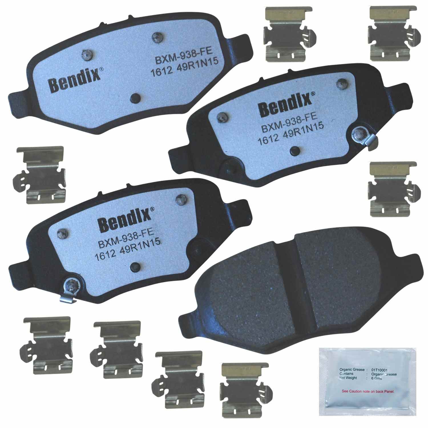 BENDIX FLEET METLOK Disc Brake Pad Set MKD1612FM